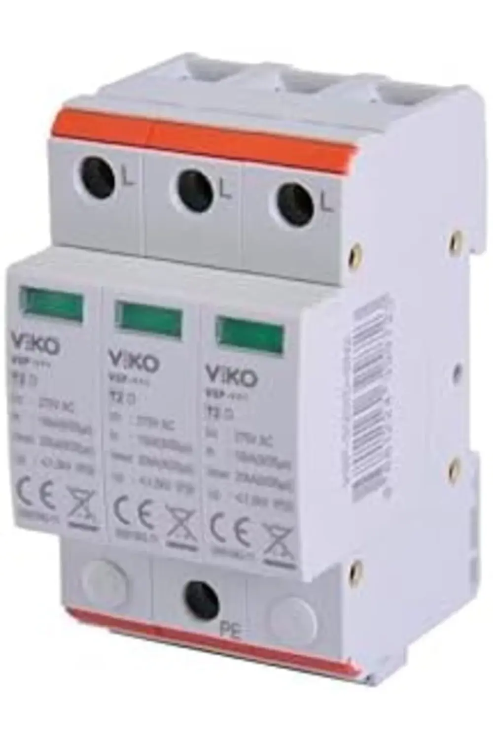 snShop VSP-3/20/D Modüler Parafadur 20kA 3Kutup D Tip 467437