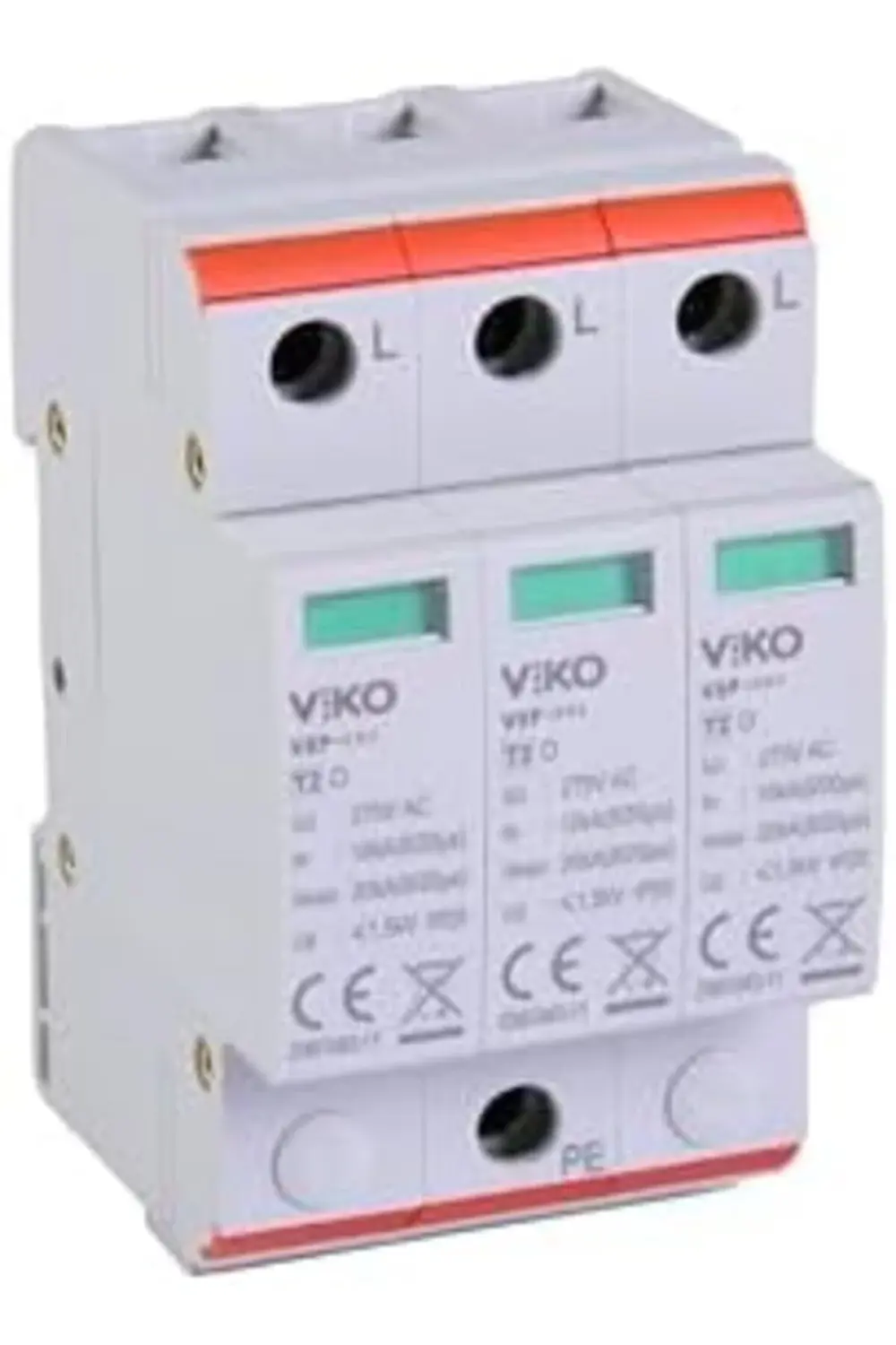 snShop VSP-3/20/D Modüler Parafadur 20kA 3Kutup D Tip 467437