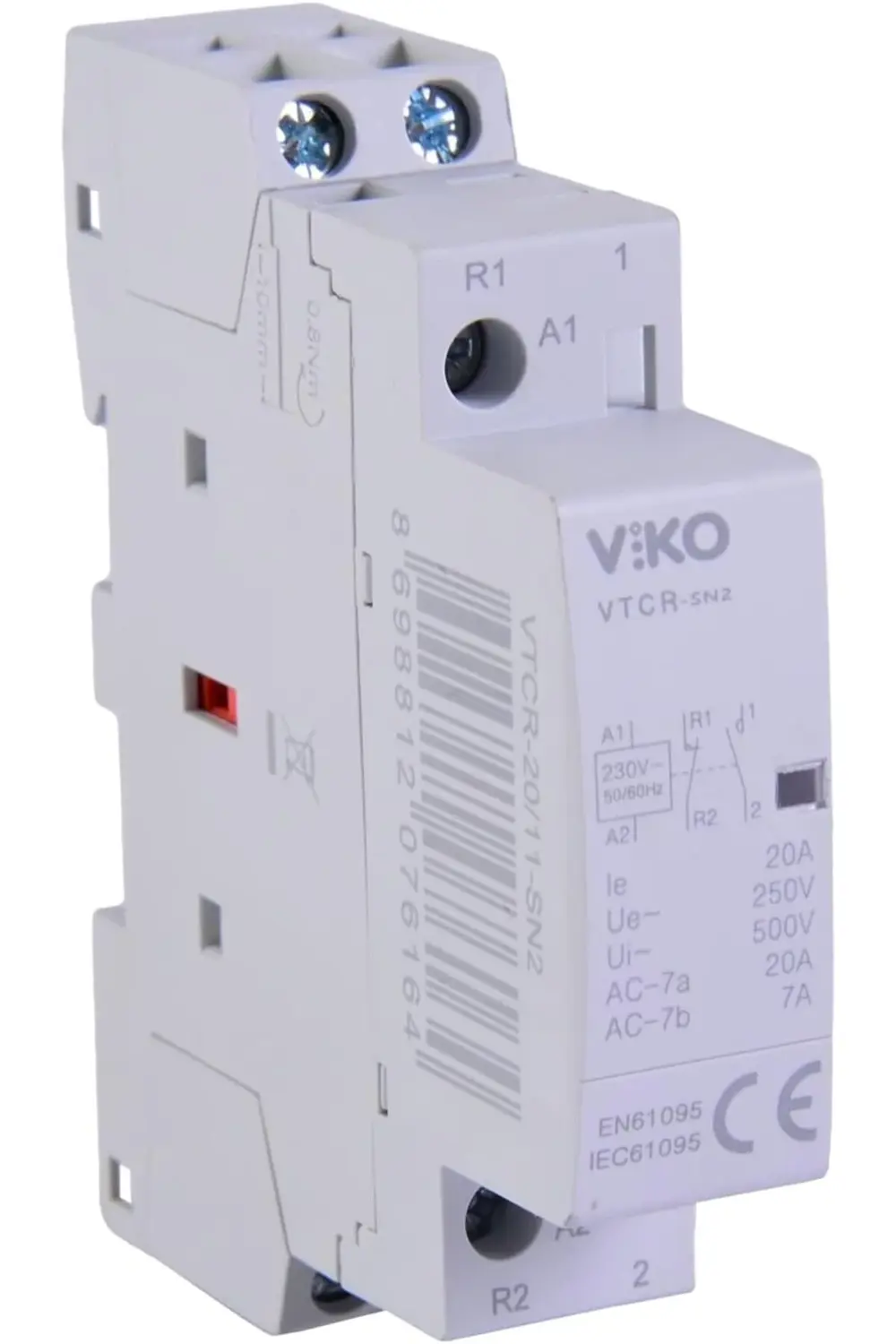 snShop VTCR-20/11 Sessiz Kontaktör 20A 1no+1nc 467437