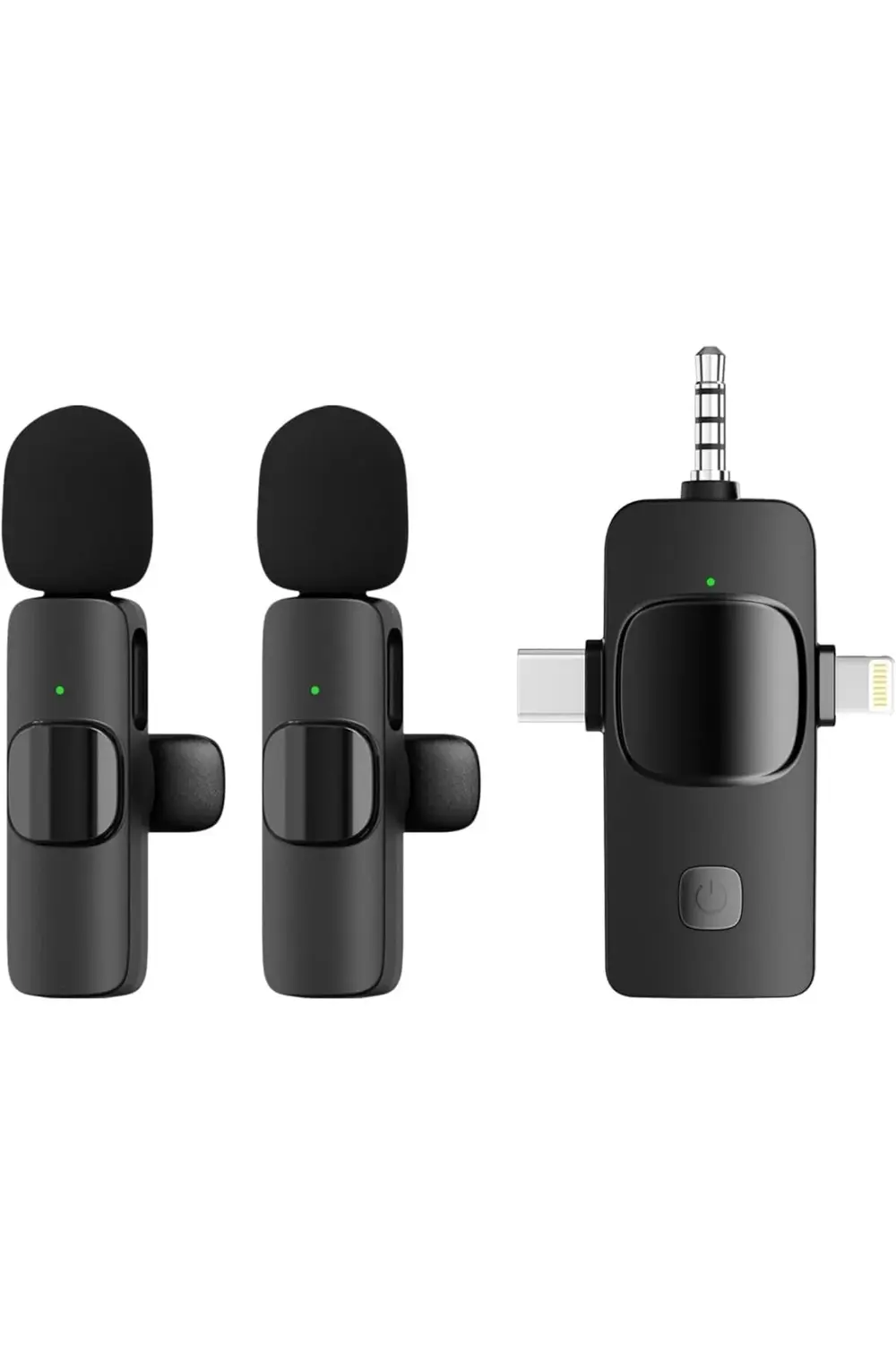 snShop Yaka Mikrofonu – İkili Set, Lightning, Android ve Jack Gir