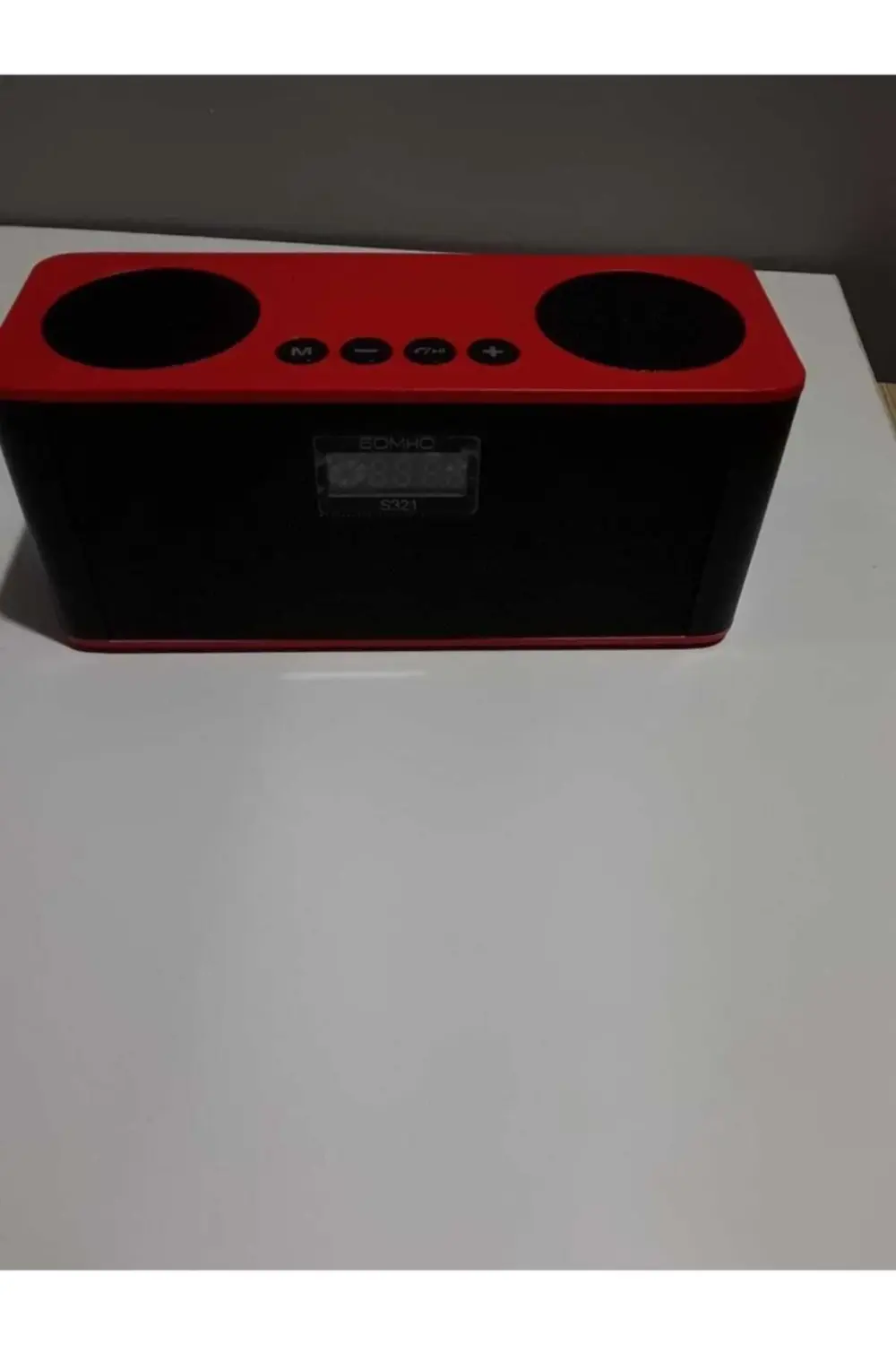 So Bluetooth Hoparlör Usb Sdkart Radyomho S321 Speaker Kırmızı Si