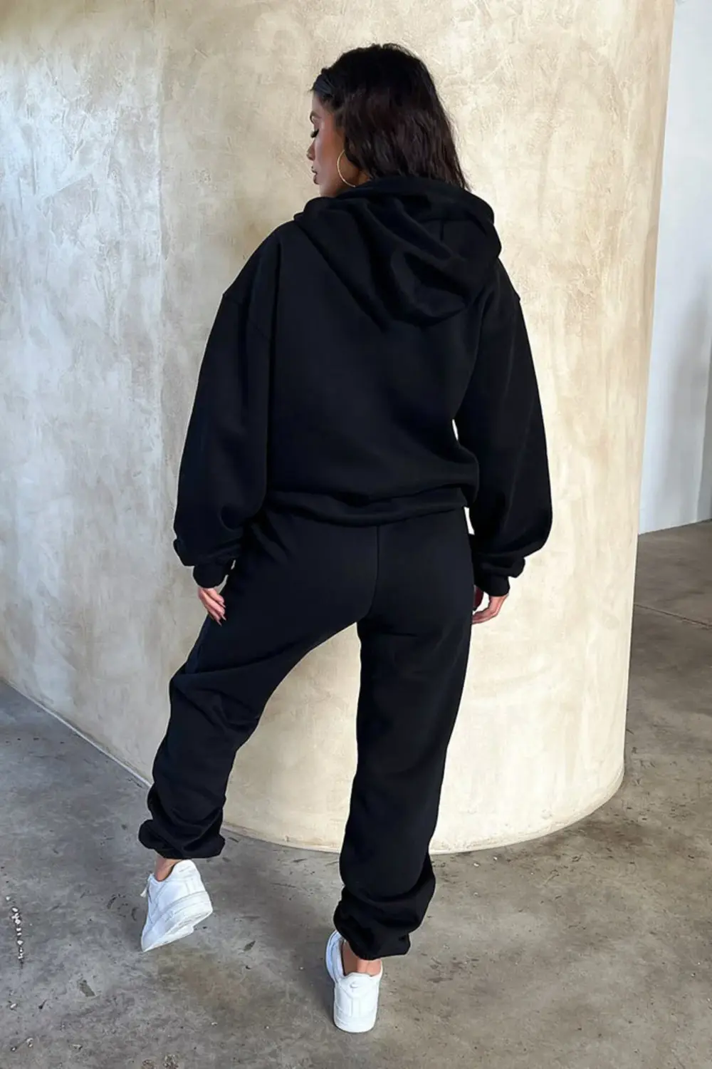 So Fetch Series 2 Eşofman Takımı Sweatshirt Jogger - Siyah Baskıl