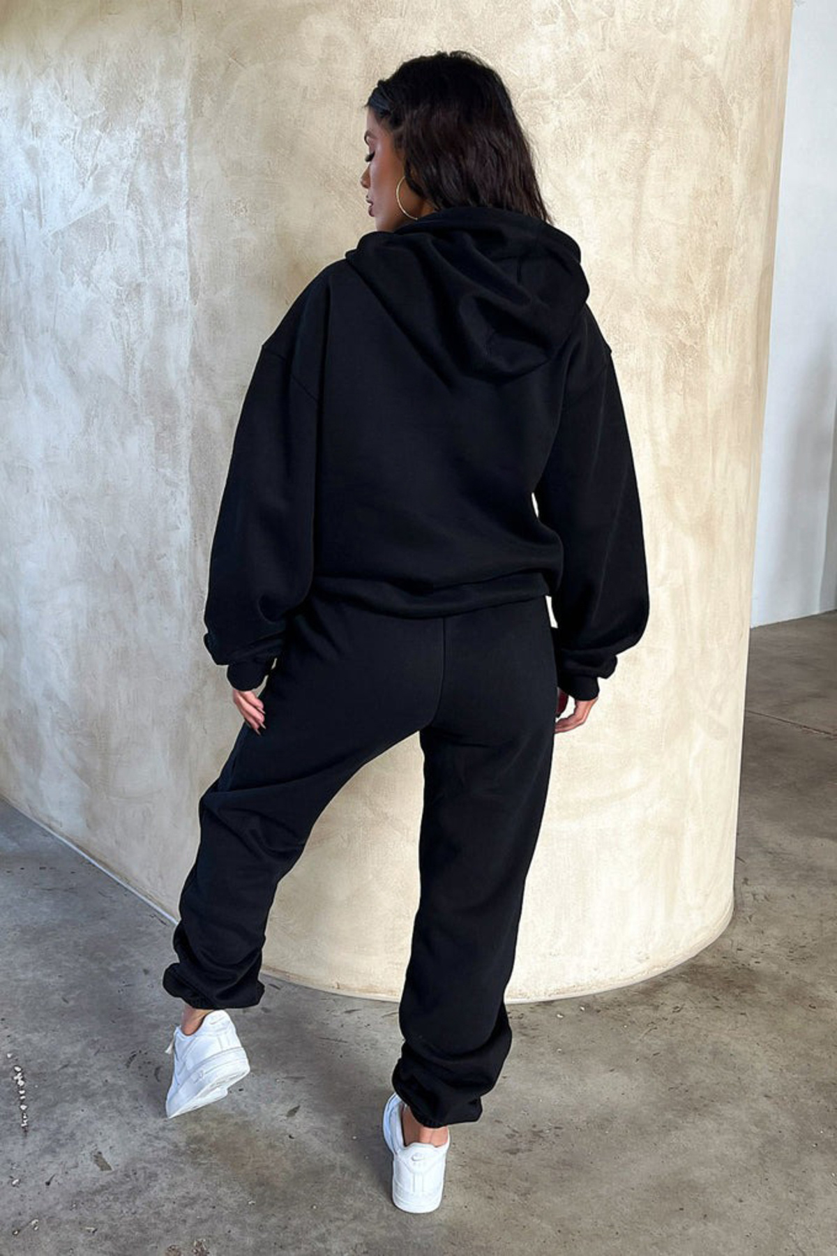 So Fetch Series 2 Eşofman Takımı Sweatshirt Jogger - Siyah Baskıl