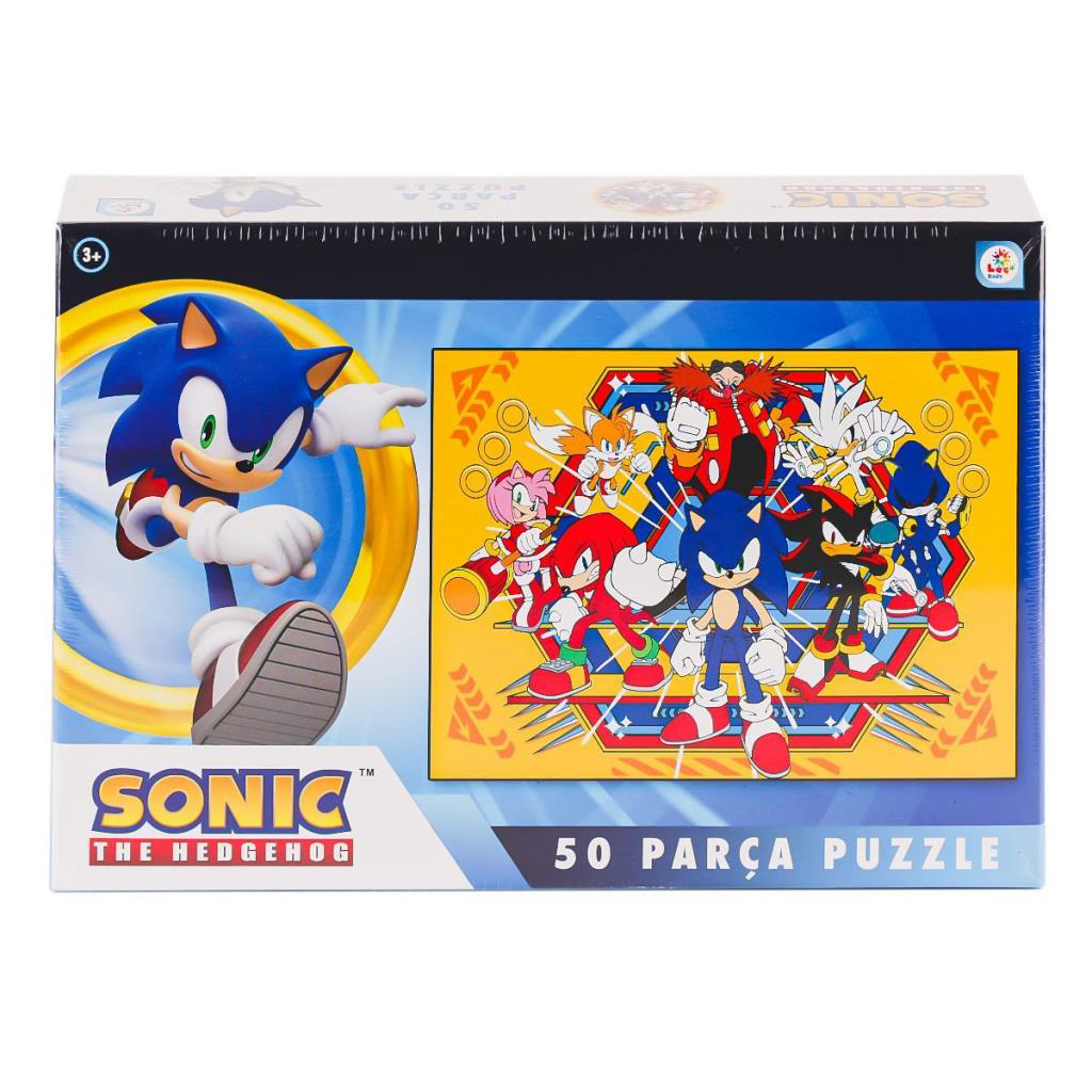 SO0051 Sonic 50 Parça Puzzle -Laçokids SO0051 Sonic 50 Parça Puzzle -Laçokids