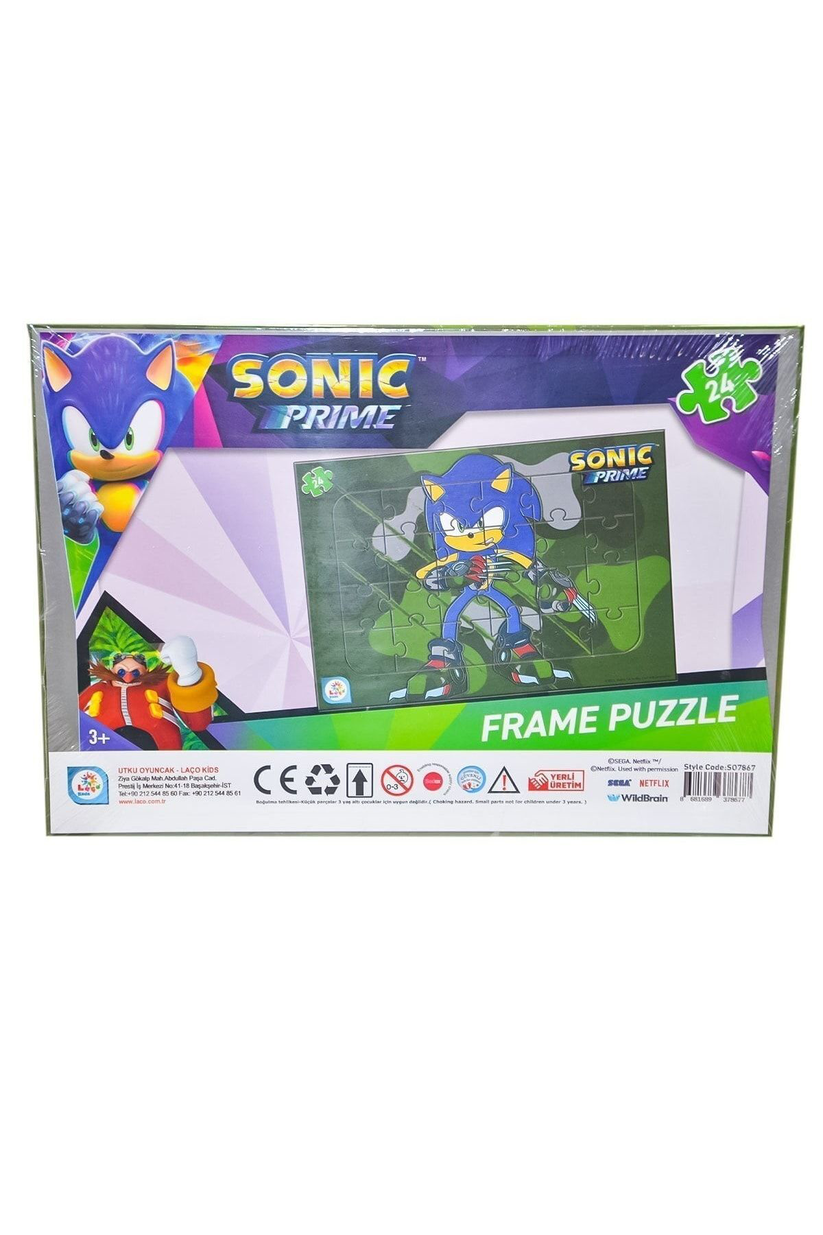 Utku Oyuncak So7867 Sonic 24 Parça Frame Puzzle