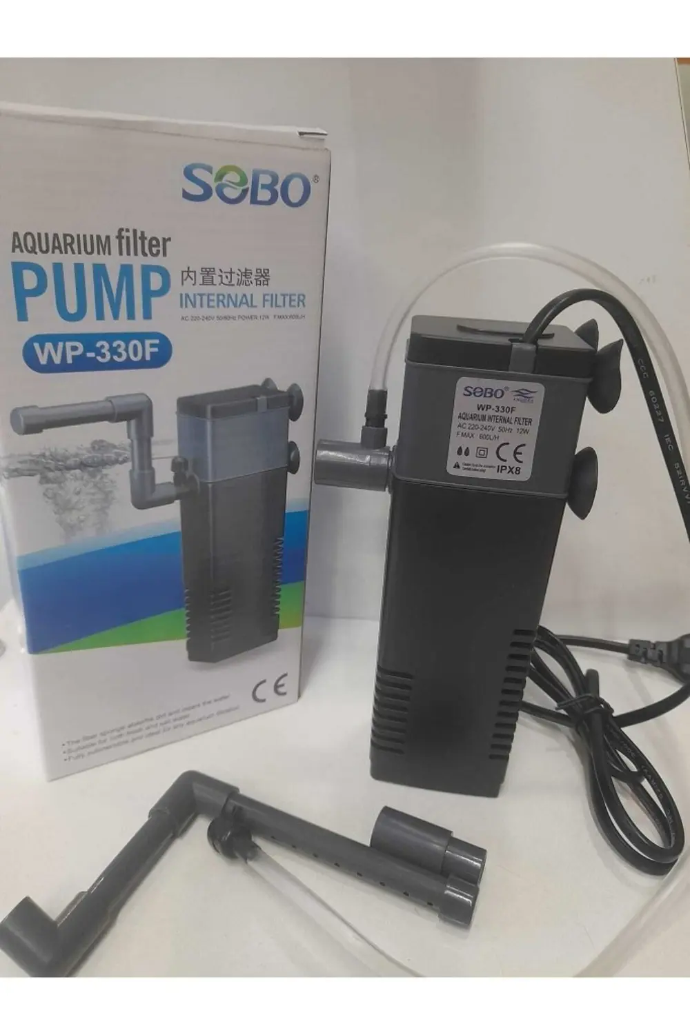 Sobo İç Filtre WP-330F 12W 600Lt /Saat