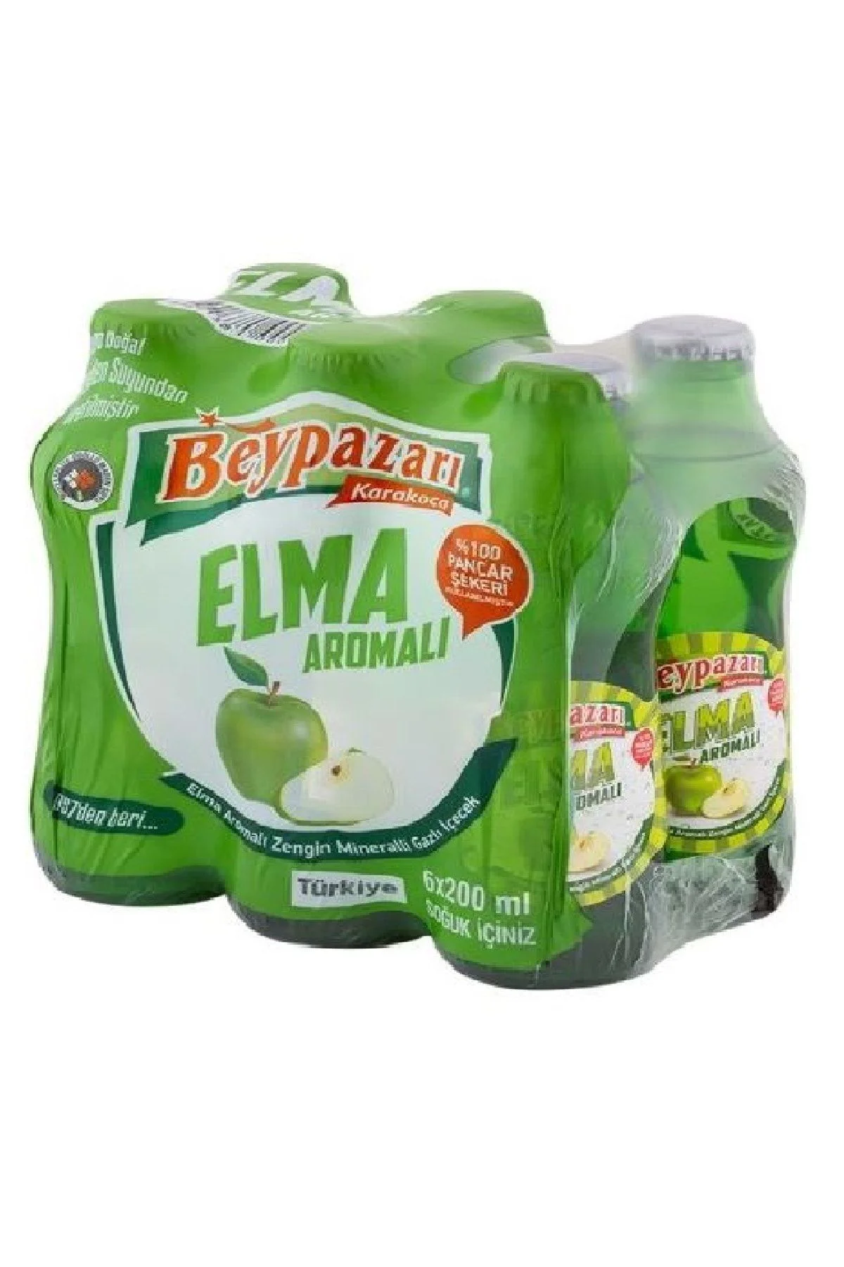 Soda Elma Aromalı 200 ml 6'lı