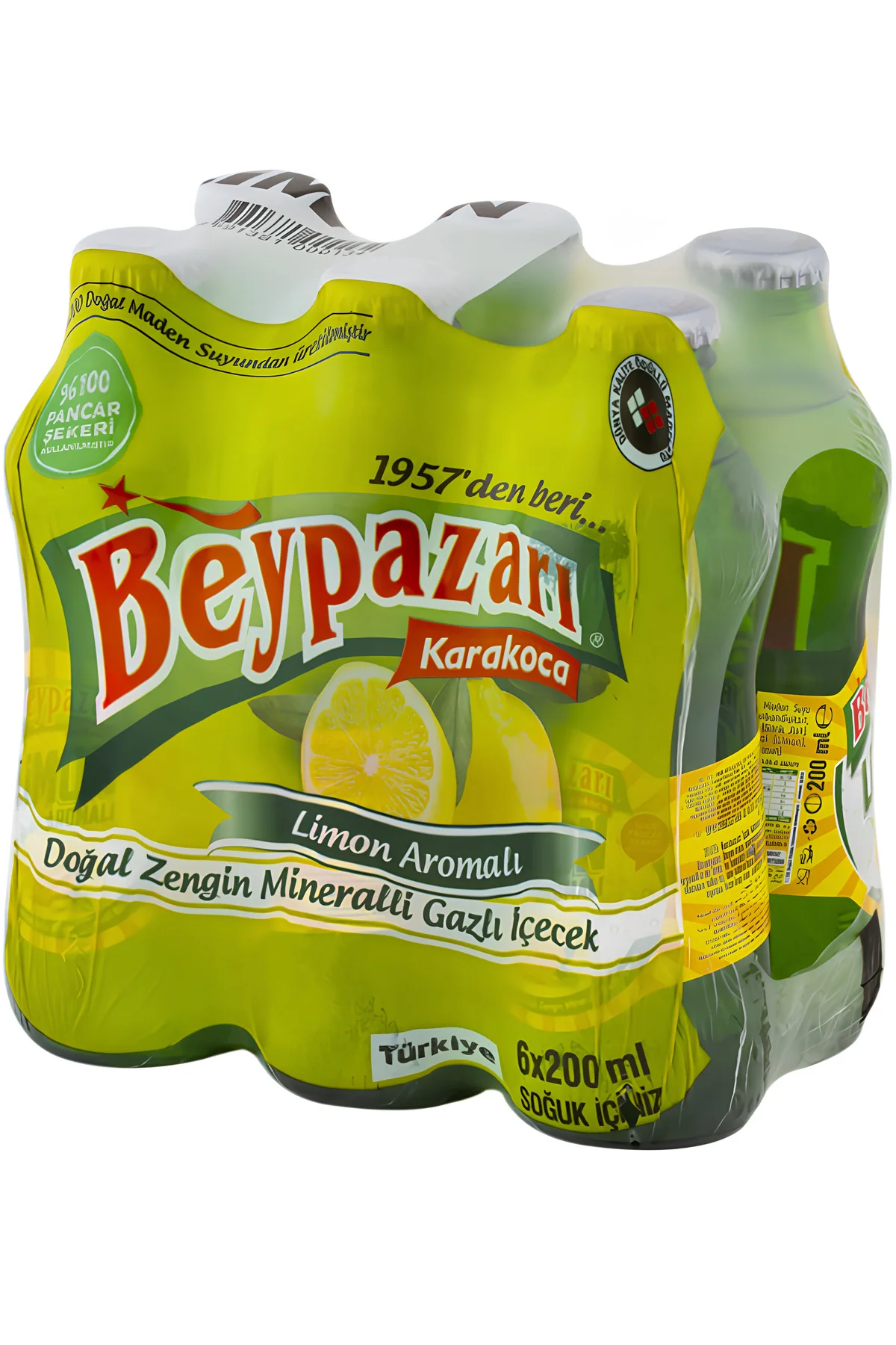 Soda Limon Aromalı 200 ml 6'lı
