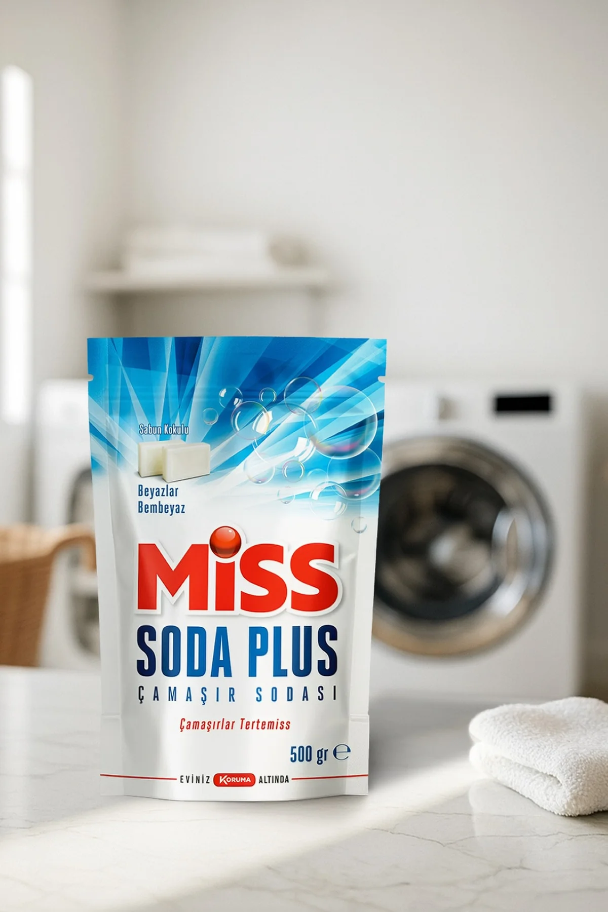 Soda Plus Çamaşır Sodası Beyaz Sabun Kokulu 500 gr
