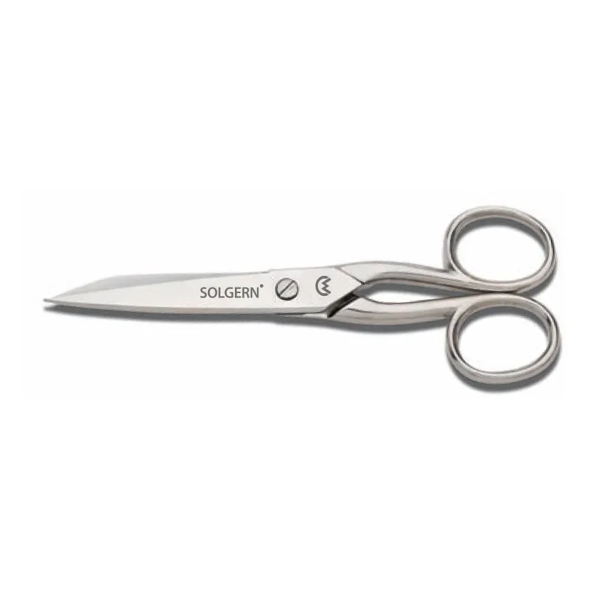 Soern M-218 Sivri Uçlu İplik Temizleme Makası No: 5,5 inç / 13,97 cm - Nikel Kaplama