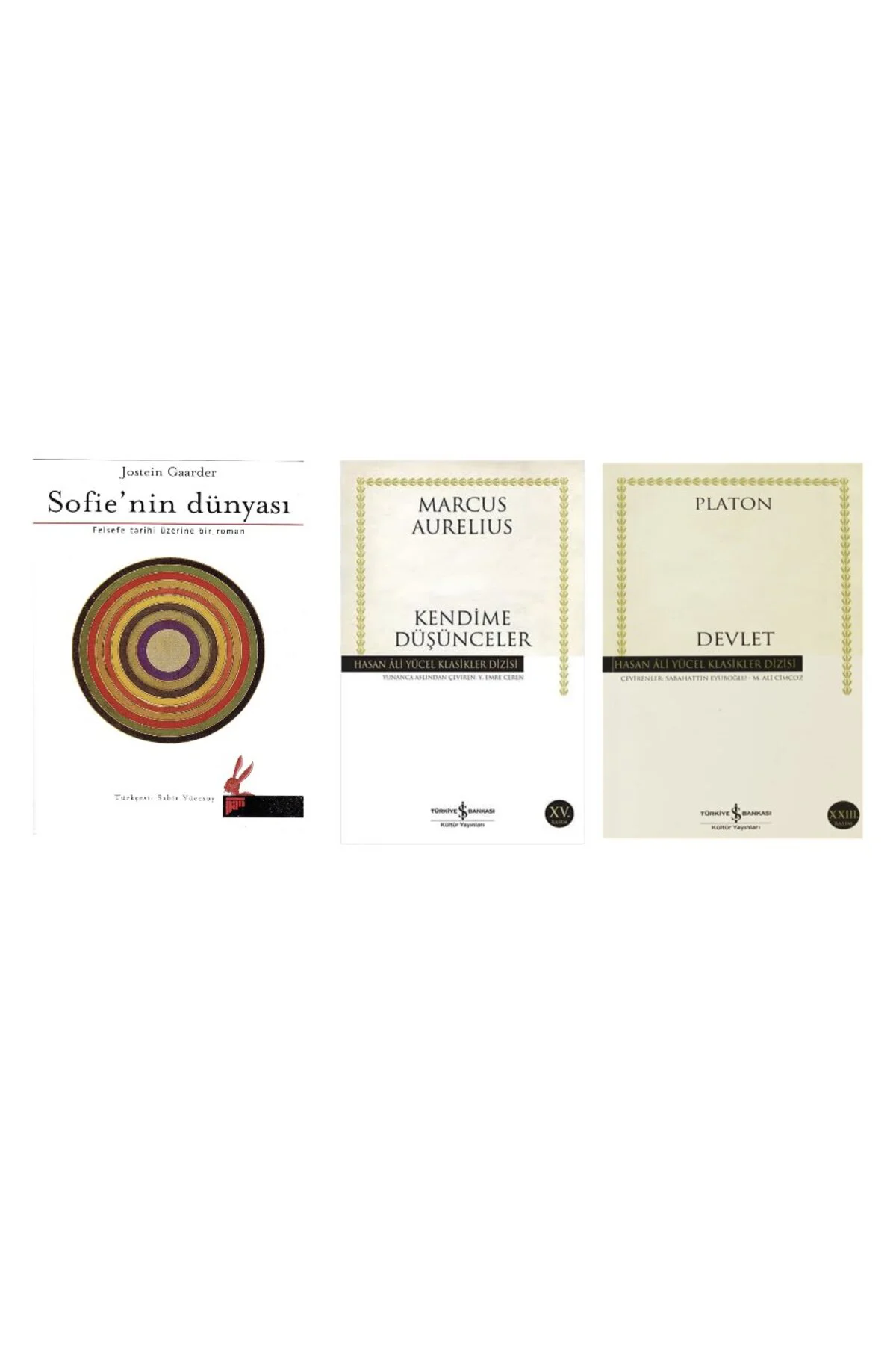 Sofie nin dunyasi + kendime dusunceler + devlet=3 set