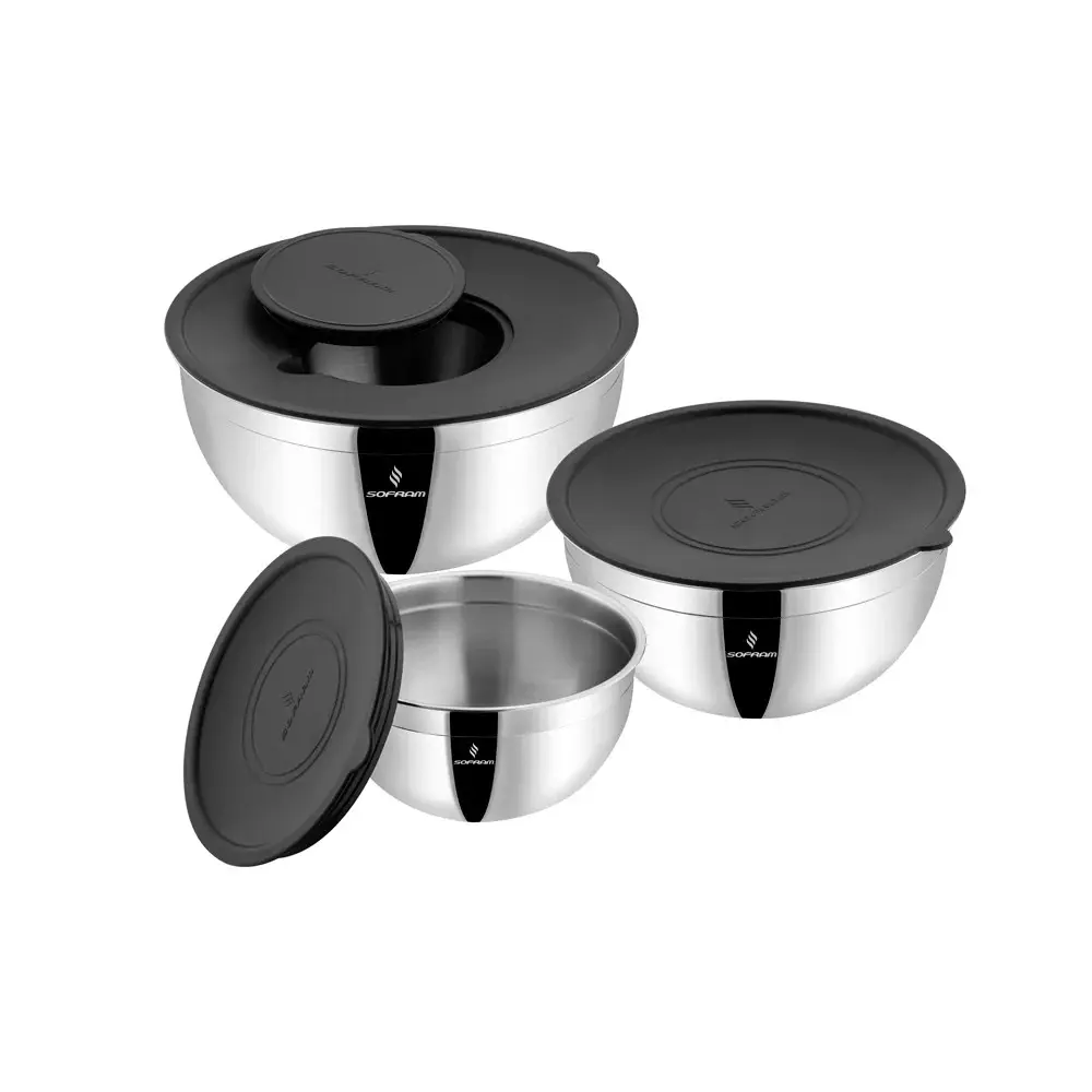Sofram 7 Parça Saklama ve Karıştırma Kabı Seti Sofram 7 Parça Saklama ve Karıştırma Kabı Seti