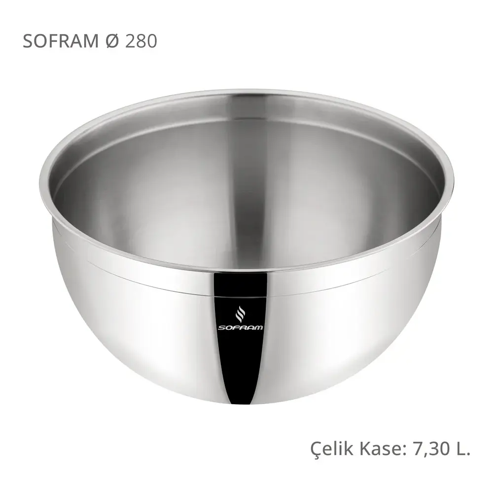 Sofram Çelik Derin Karıştırma Kabı Kase 28 Cm 7,30 Litre Yeni Sofram Çelik Derin Karıştırma Kabı Kase 28 Cm 7,30 Litre Yeni