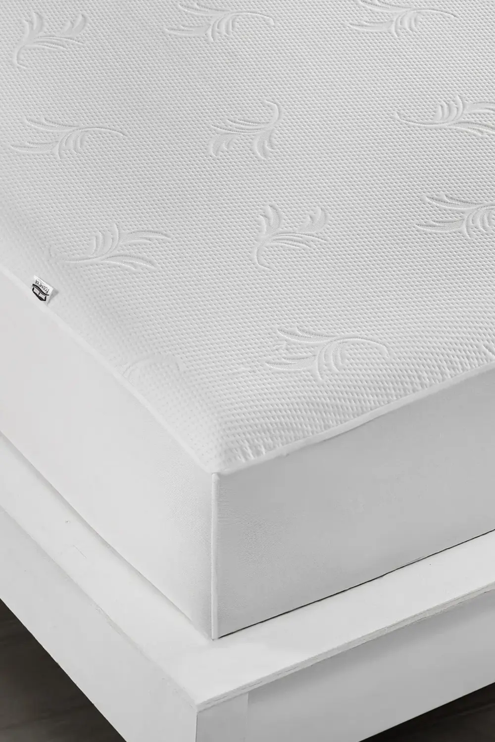 Soft 3d Çiçek Desenli Su Sıvı Geçirmez Alez Tek-Çift Kişilik-Batt