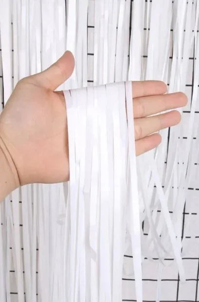Soft Beyaz Renk Duvar ve Kapı Perdesi 90x200 cm Soft Beyaz Renk Duvar ve Kapı Perdesi 90x200 cm