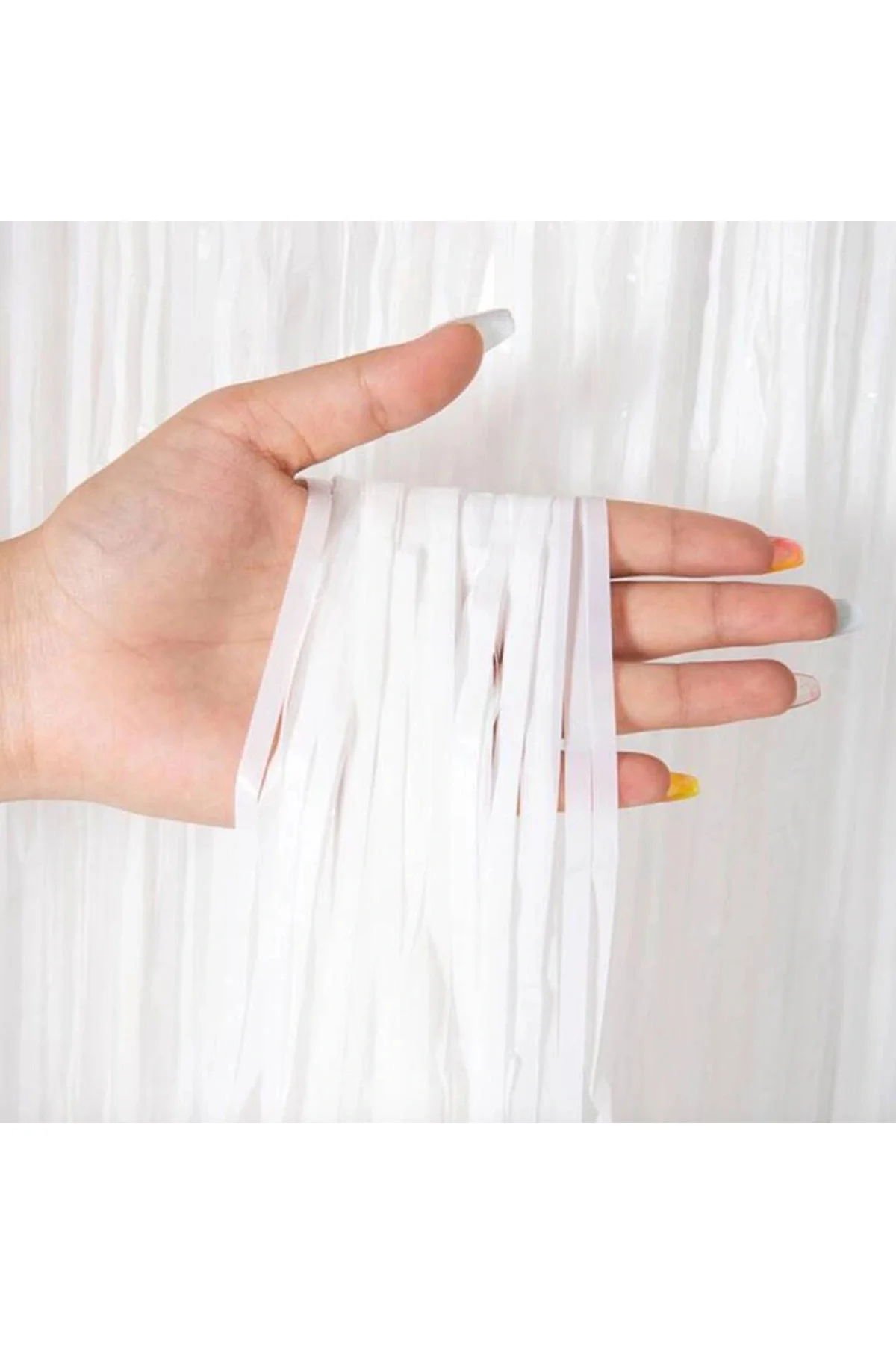 Soft Beyaz Renk Duvar Ve Kapı Perdesi İthal 100x200 Cm