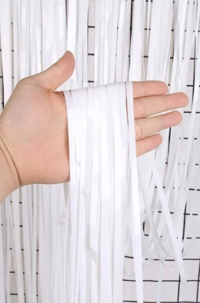 Soft Beyaz Renk Duvar ve Kapı Perdesi 90x200 cm (4741)