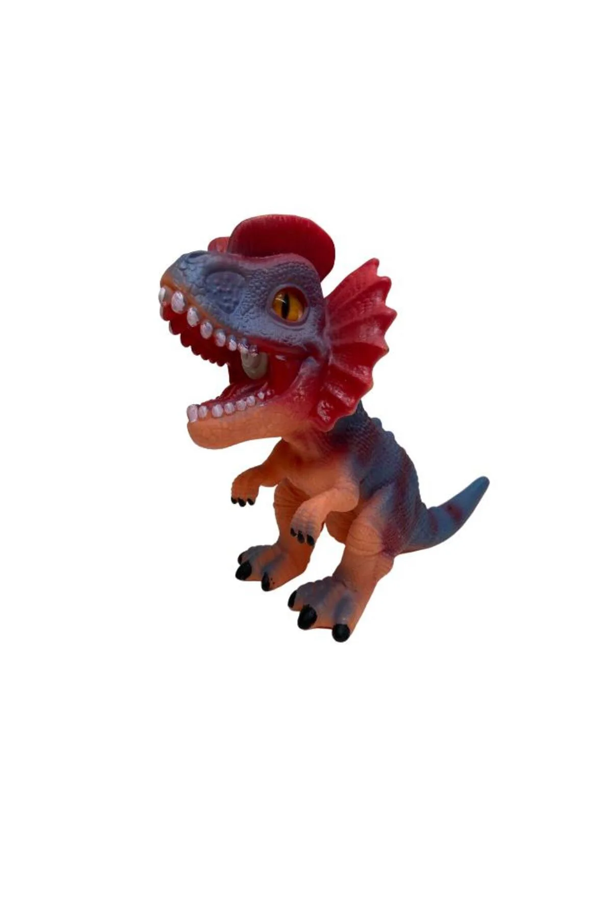 Soft Dinazor Neon Gözlü 24 Cm - LD6206B-Dilophosaurus (Lisinya)