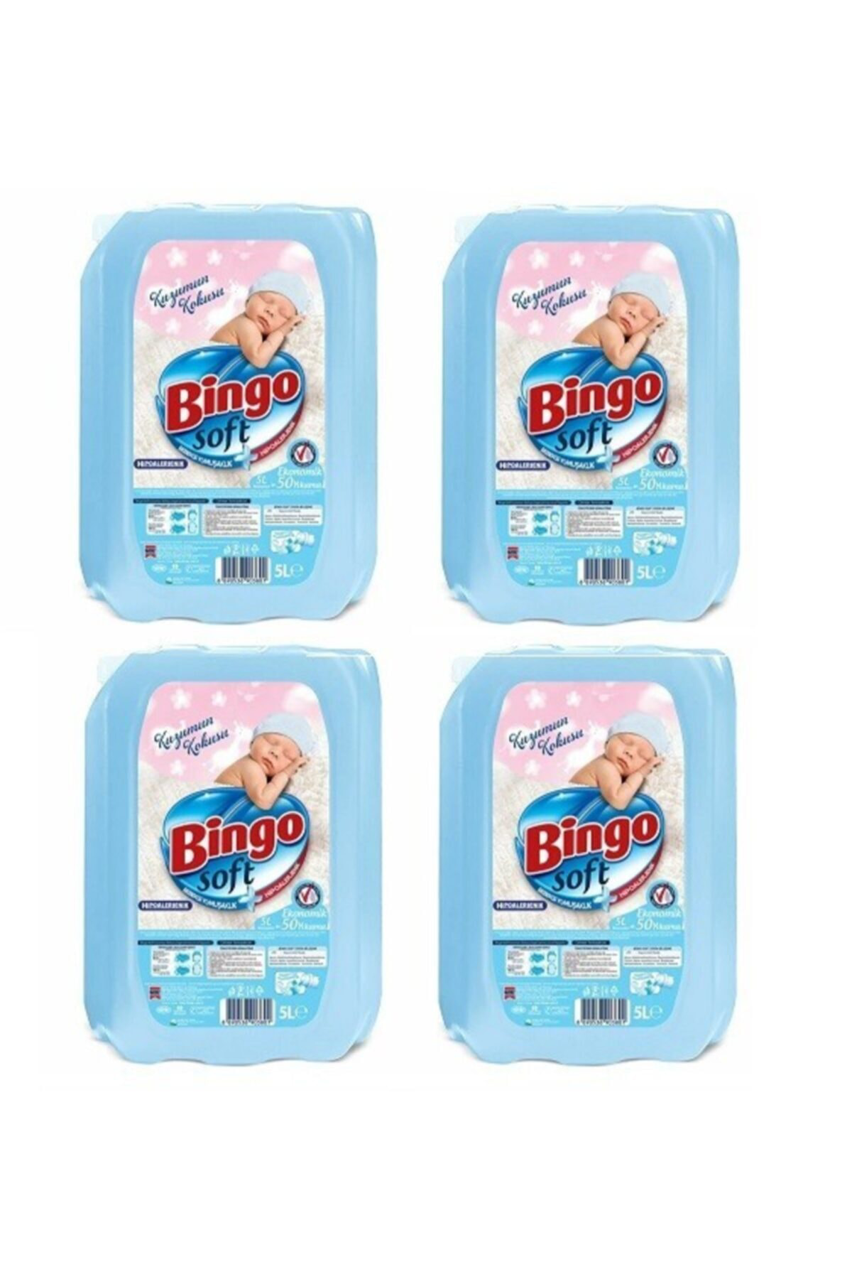 Bingo Soft Kuzumun Kokusu Yumuşatıcı  5 Lt X 4 Adet