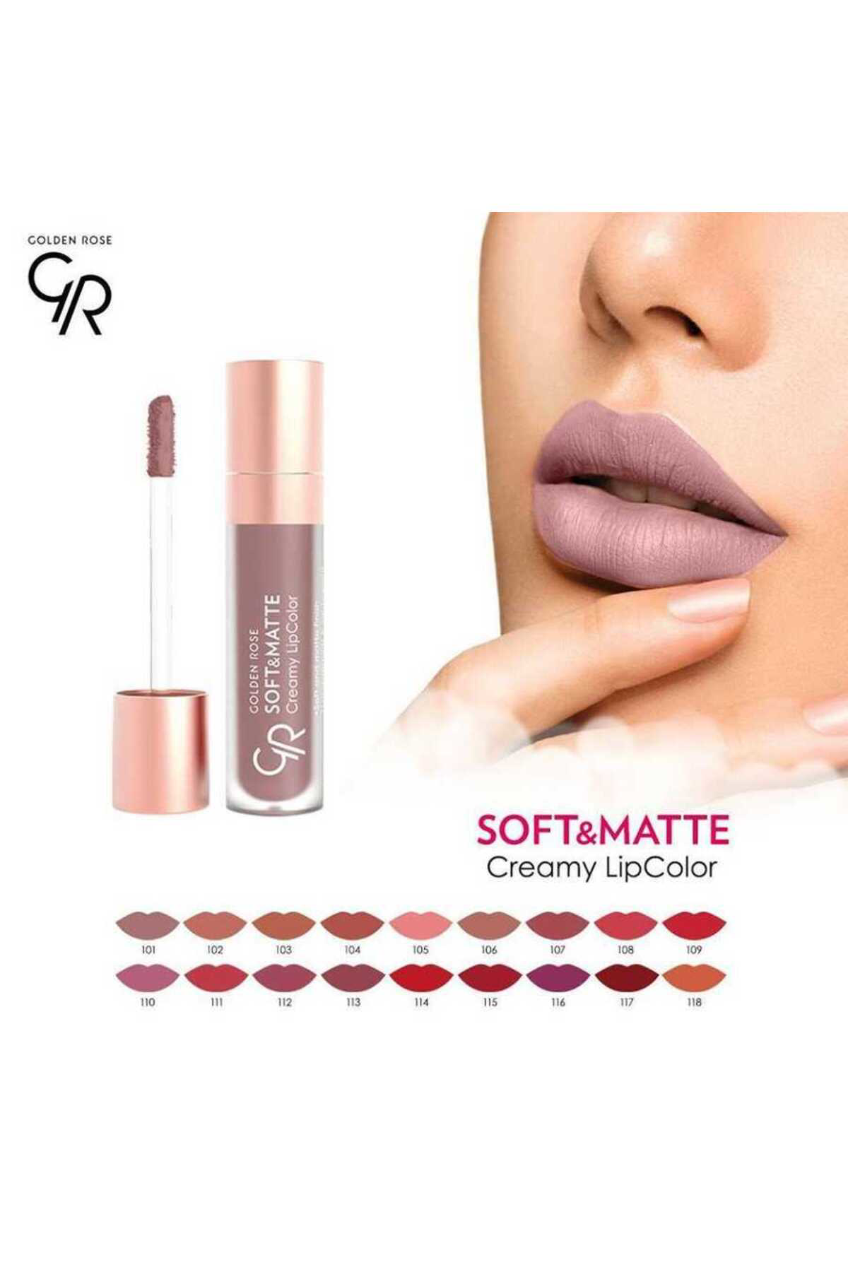 Golden Rose Soft Matte Creamy Lipcolor 117