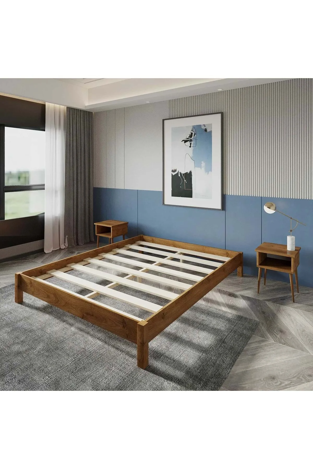 Soft Model Ceviz Renk Çam Ahşap Karyola Ve İki Komodin Set Soft Model Ceviz Renk Çam Ahşap Karyola Ve İki Komodin Set Fiyatı, Yorumları ve Özellikleri