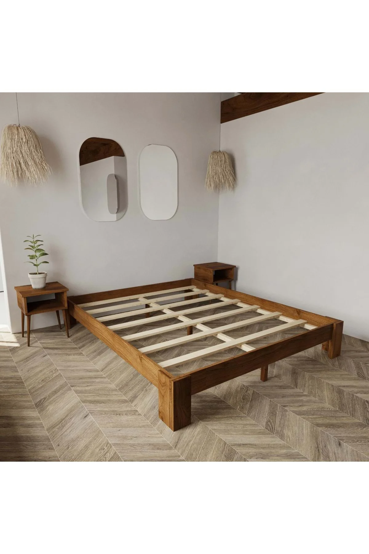Soft Model Ceviz Renk Çam Ahşap Karyola Ve İki Komodin Set Soft Model Ceviz Renk Çam Ahşap Karyola Ve İki Komodin Set Fiyatı, Yorumları ve Özellikleri