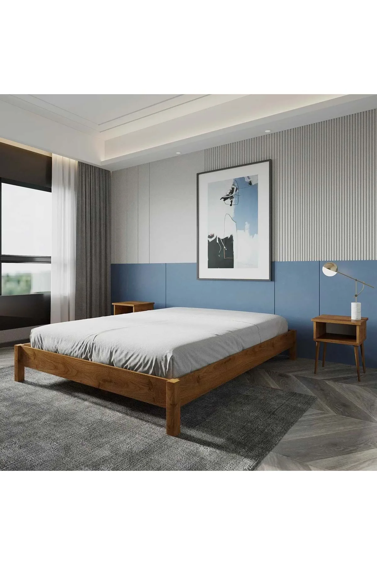 Soft Model Ceviz Renk Çam Ahşap Karyola Ve İki Komodin Set Soft Model Ceviz Renk Çam Ahşap Karyola Ve İki Komodin Set Fiyatı, Yorumları ve Özellikleri