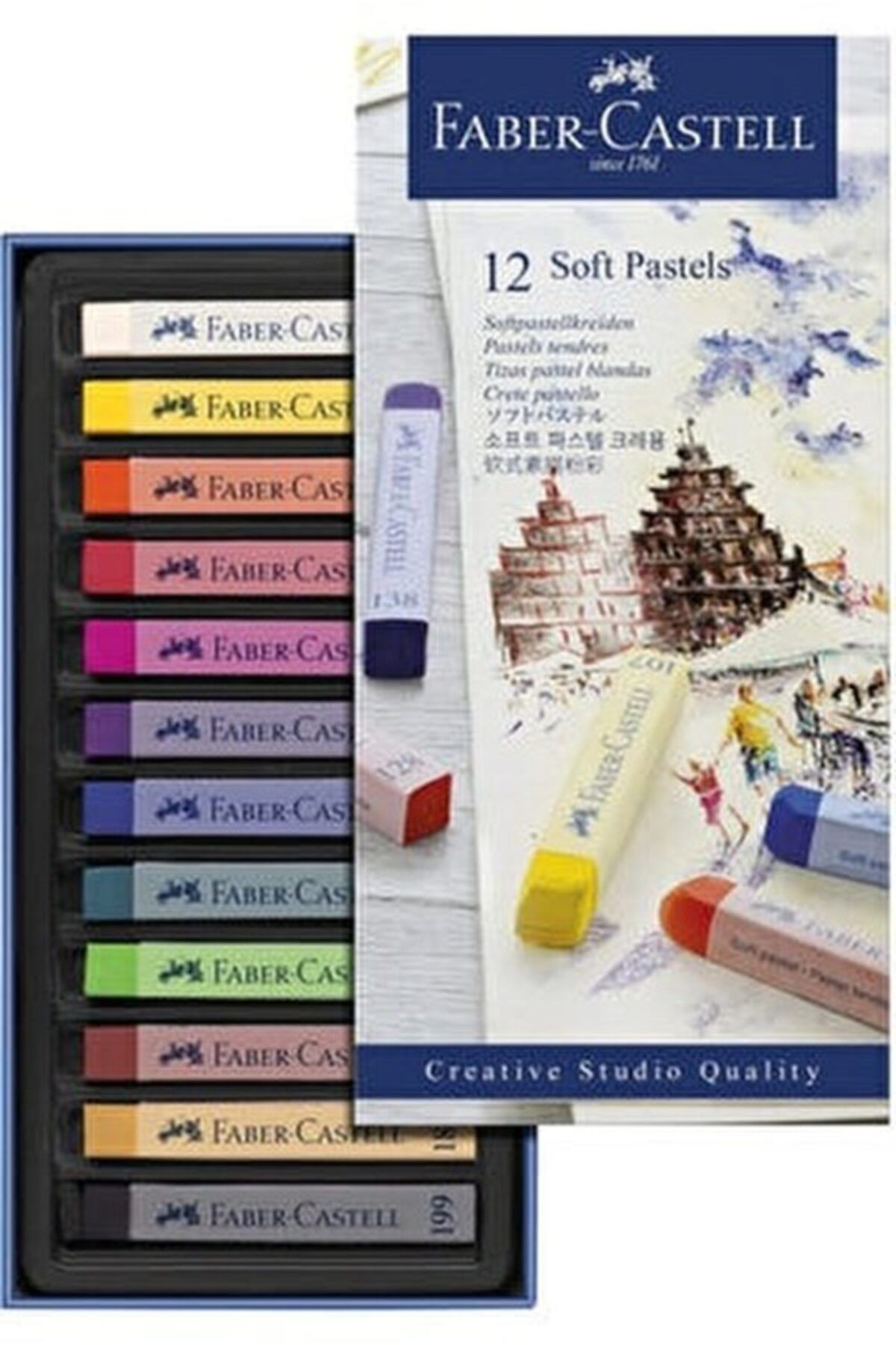 Faber Castell Soft Pastel Toz Pastel 12Li