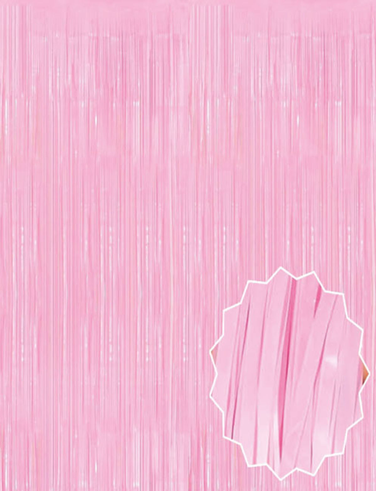 Soft Pembe Püsküllü Kapı Perdesi - Parti, Baby Shower, Cinsiyet P Soft Pembe Püsküllü Kapı Perdesi - Parti, Baby Shower, Cinsiyet P