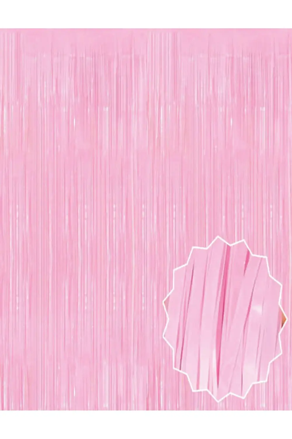 Soft Pembe Püsküllü Kapı Perdesi - Parti, Baby Shower, Cinsiyet P Soft Pembe Püsküllü Kapı Perdesi - Parti, Baby Shower, Cinsiyet P