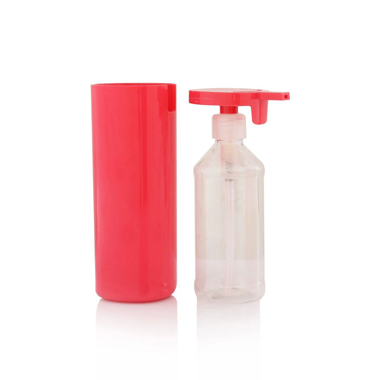 Soft Pembe Şeffaf Akrilik Sıvı Sabunluk 250 ml Soft Pembe Şeffaf Akrilik Sıvı Sabunluk 250 ml