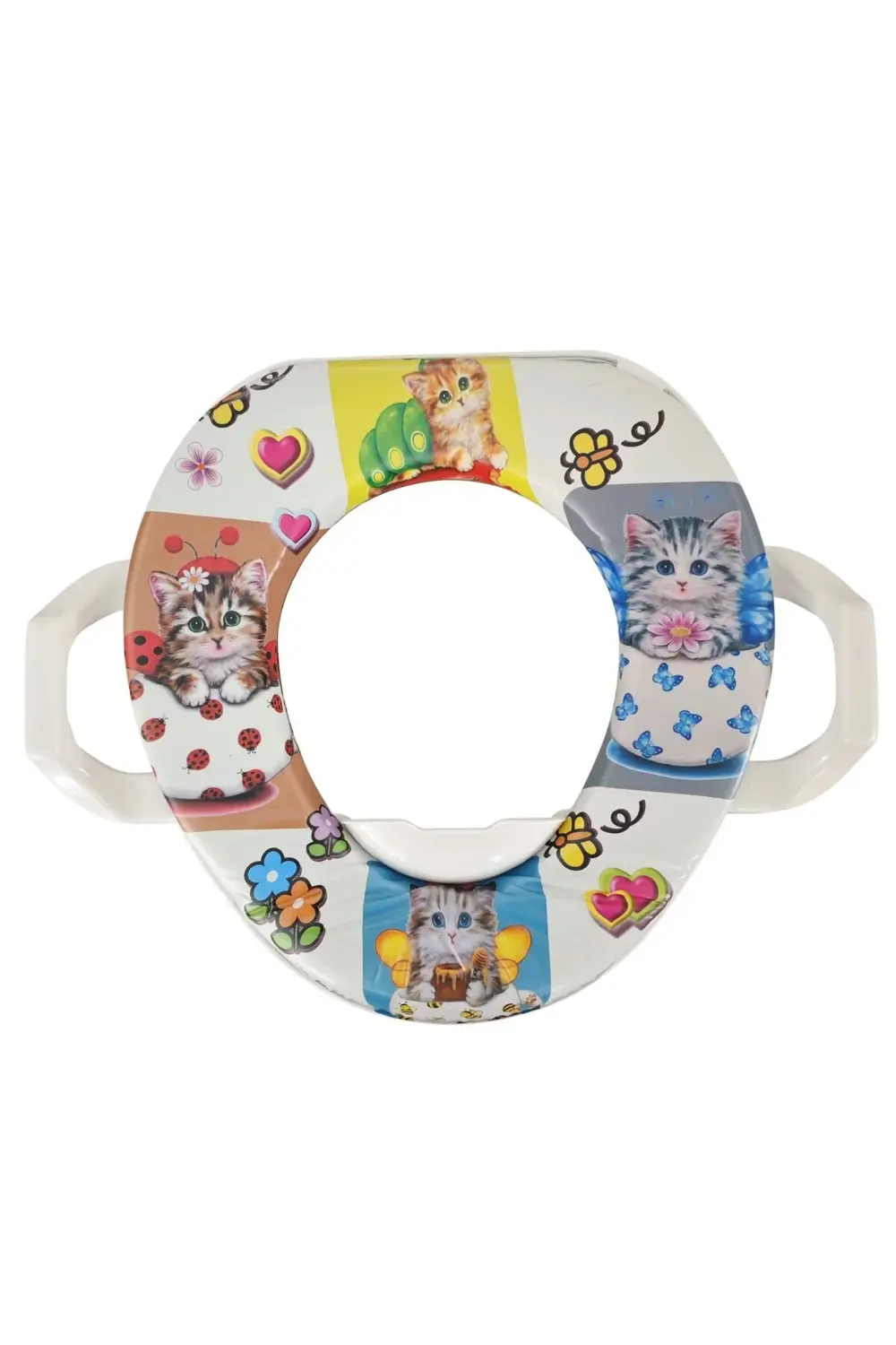 Soft Pratik Kulplu Çocuk/bebek Banyo - Tuvalet Klozet Kapağı Adap