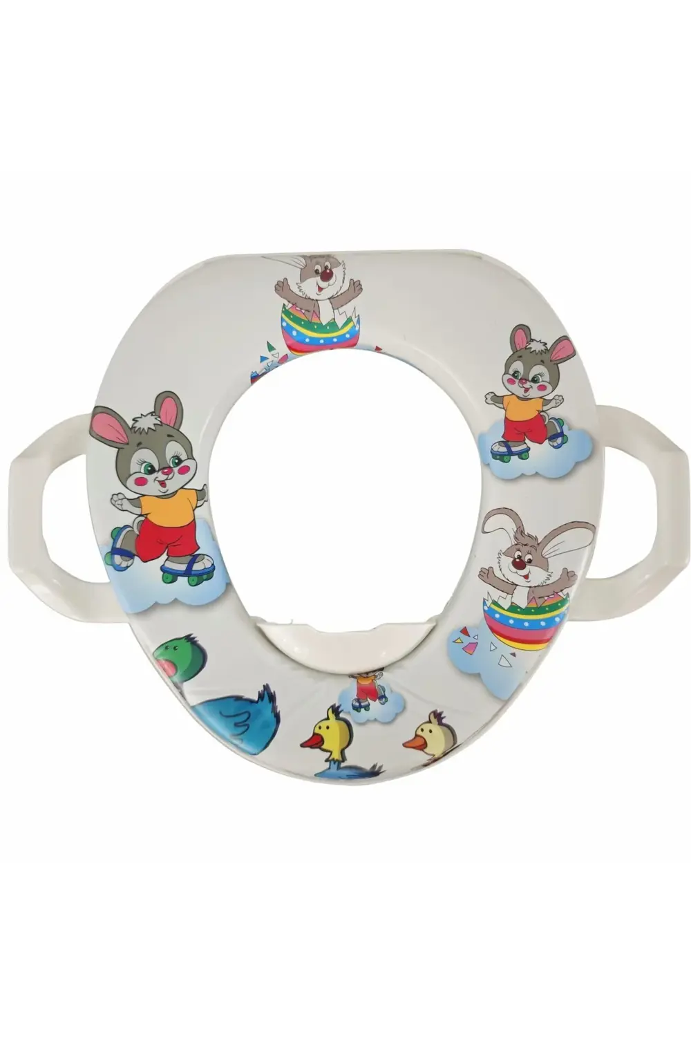 Soft Pratik Kulplu Çocuk/bebek Banyo - Tuvalet Klozet Kapağı Adap