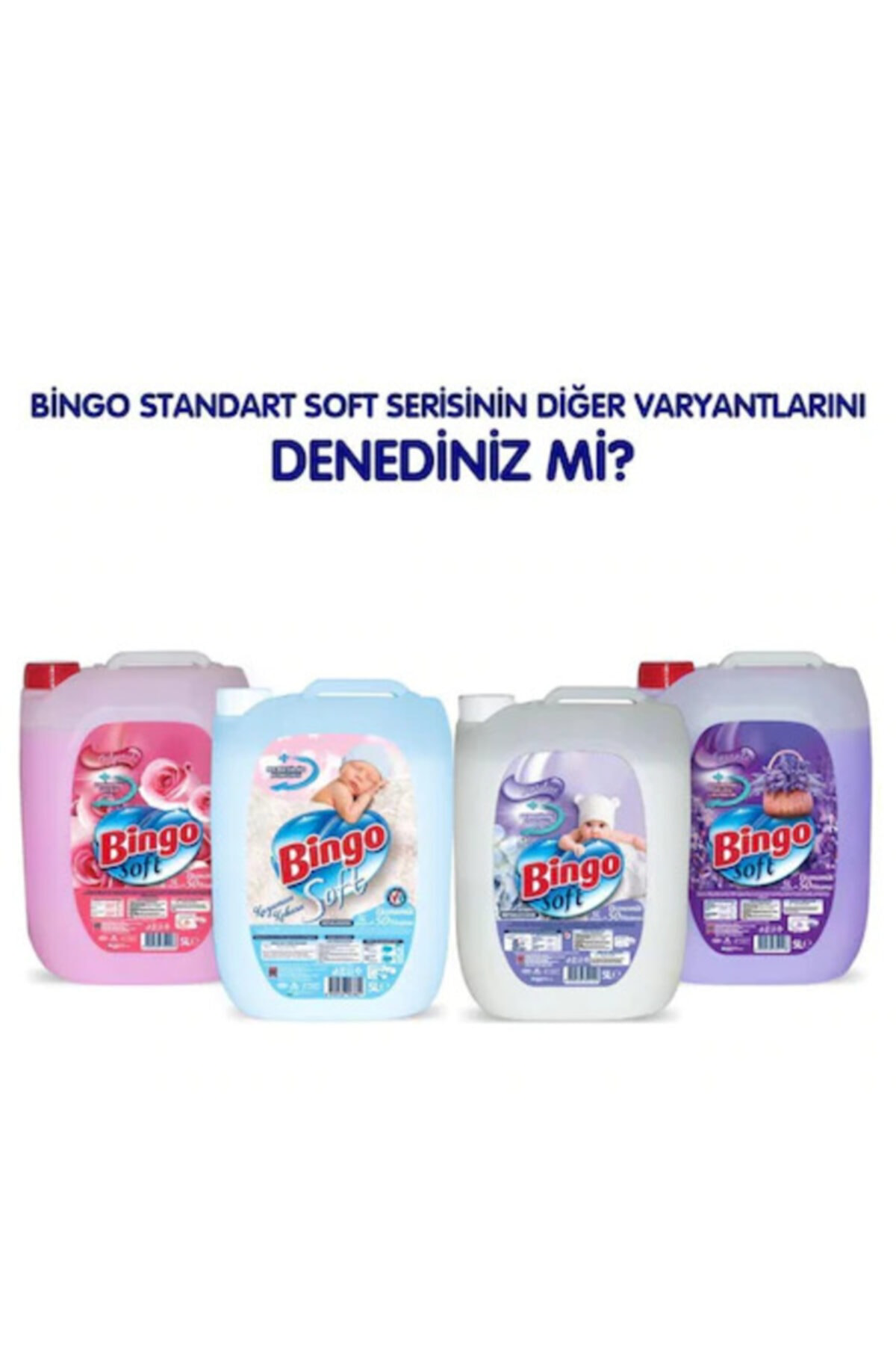 Bingo Soft Sıvı Çamaşır Yumuşatıcı Lovely 5 Lt 4 Adet