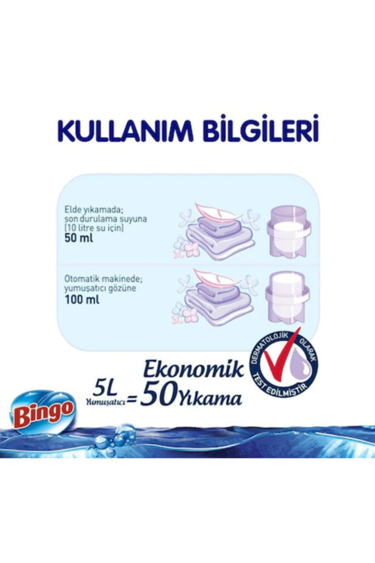 Bingo Soft Sıvı Çamaşır Yumuşatıcı Lovely 5 Lt 4 Adet