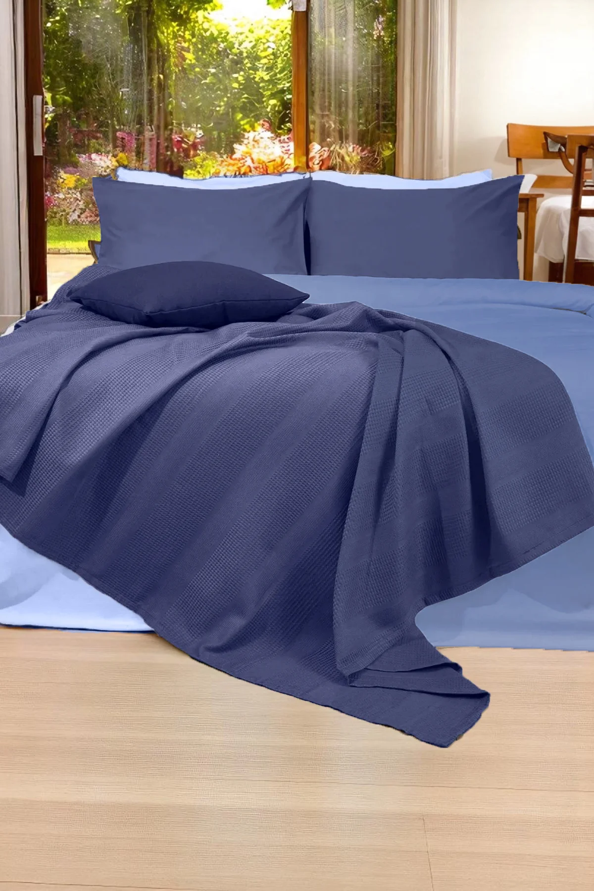 Soft Waffle Çift Kişilik Pike 200 x 220 cm Soft Waffle Çift Kişilik Pike 200 x 220 cm
