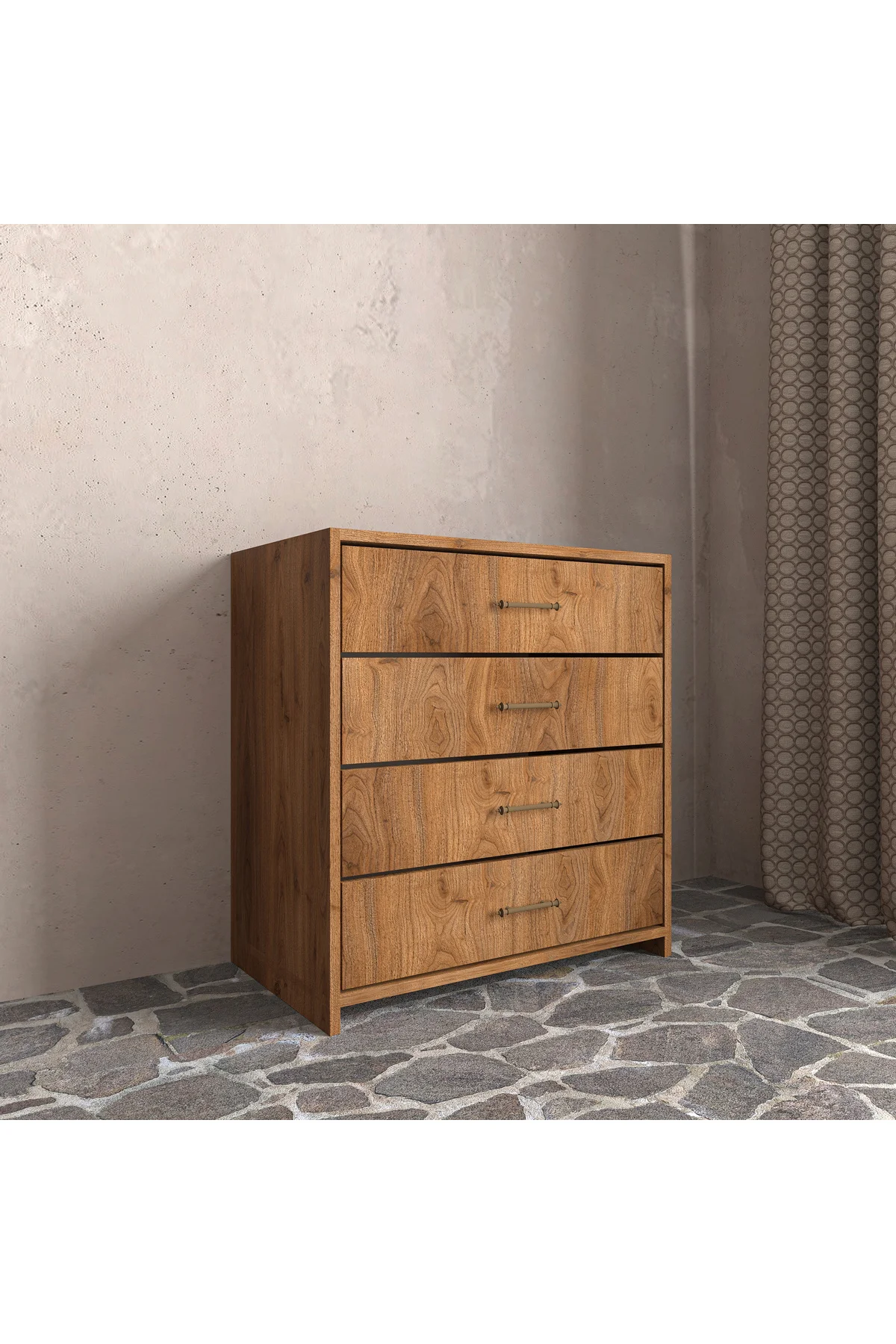 Soft Wood Model Ceviz Renk İskandinav 4 Çekmeceli Şifonyer Fiyatı, Yorumları ve Özellikleri