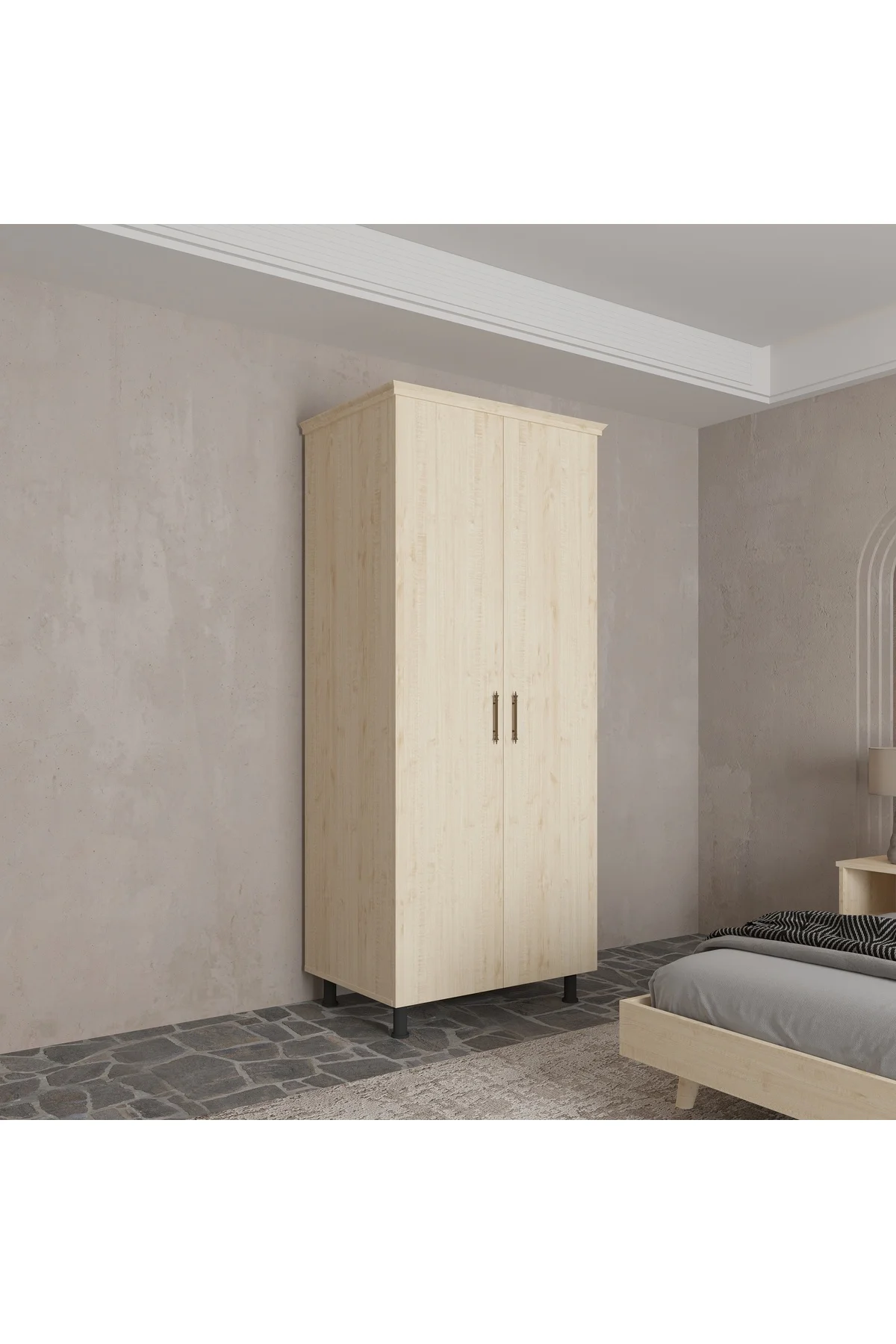 Soft Wood Model Masif Ahşap İskandinav Gardırop -2 Kapaklı Fiyatı, Yorumları ve Özellikleri