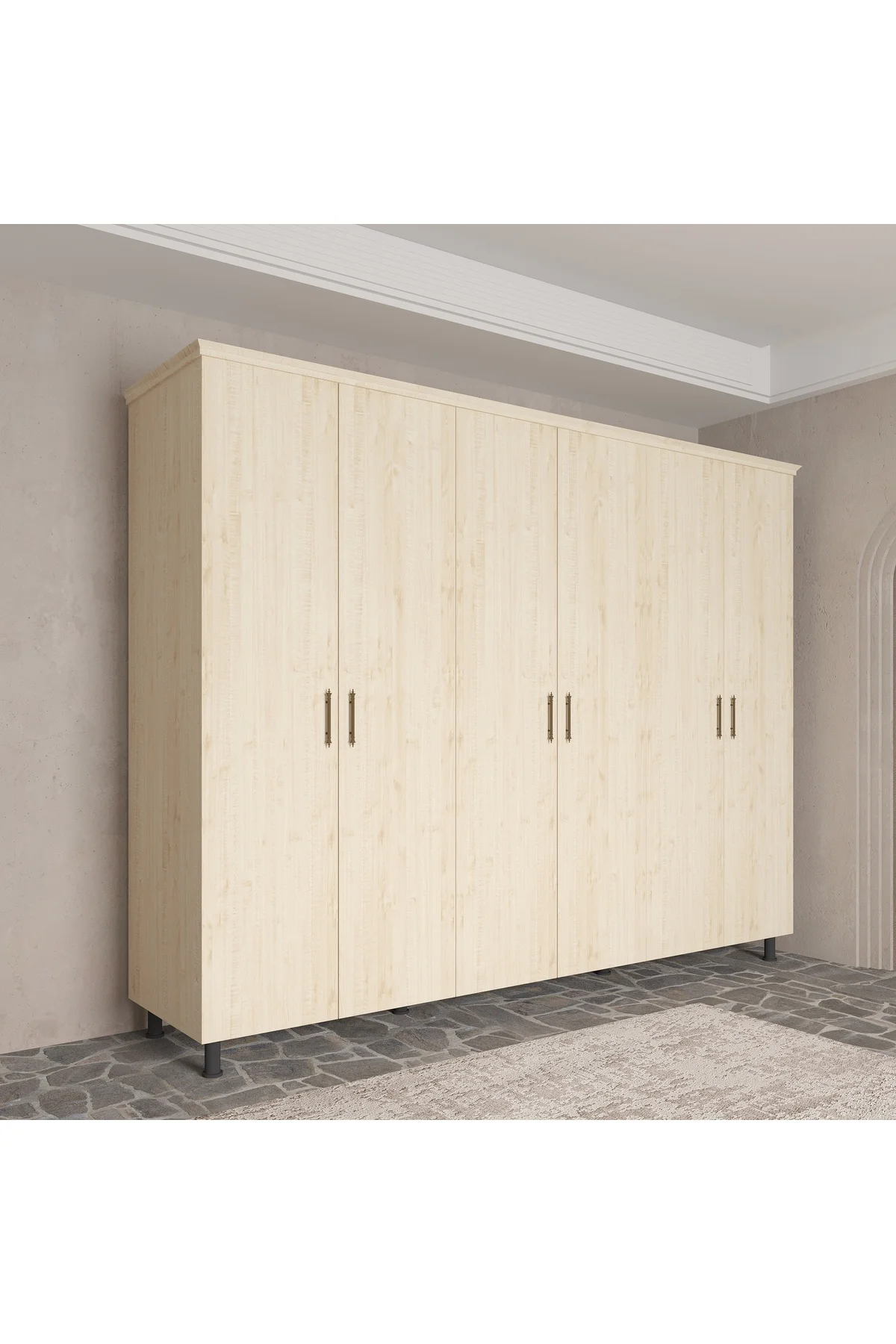 Soft Wood Model Masif Ahşap İskandinav Gardırop -6 Kapaklı Fiyatı, Yorumları ve Özellikleri