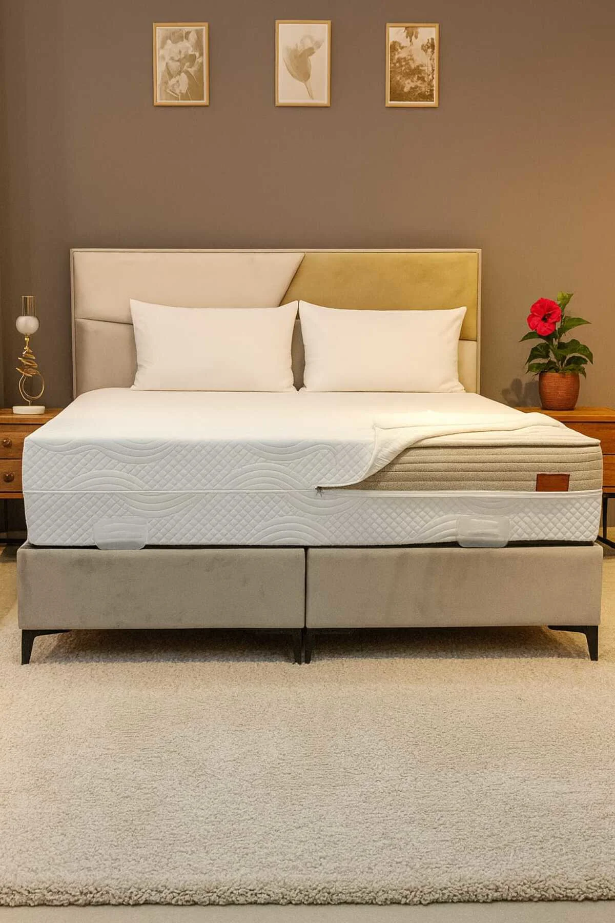 SOFT yatak Pedi & Şiltesi Fermuarlı Kılıf