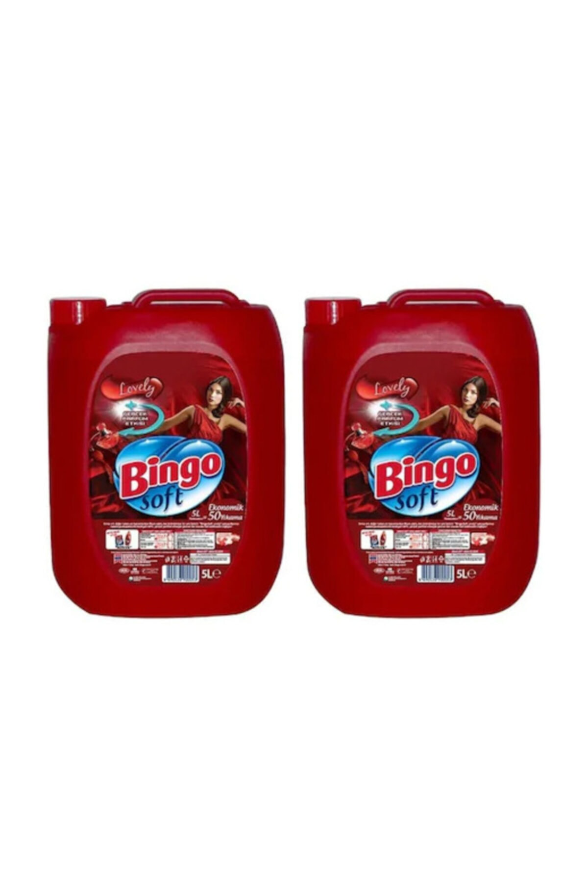 Bingo Soft Yumuşatıcı Lovely 5 Lt X 2 Adet