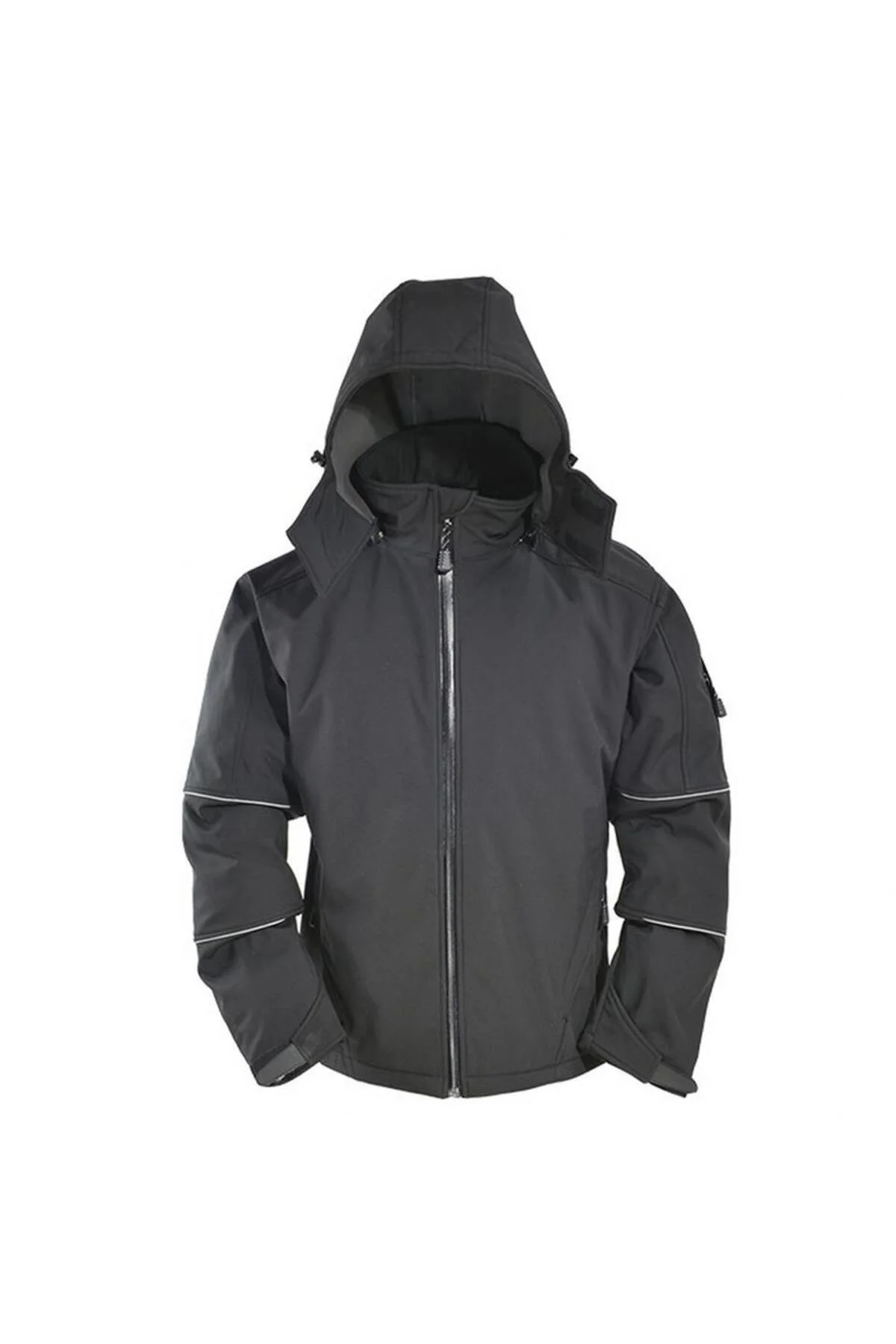 Softshell İş Montu Su Geçirmez Ceket Siyah