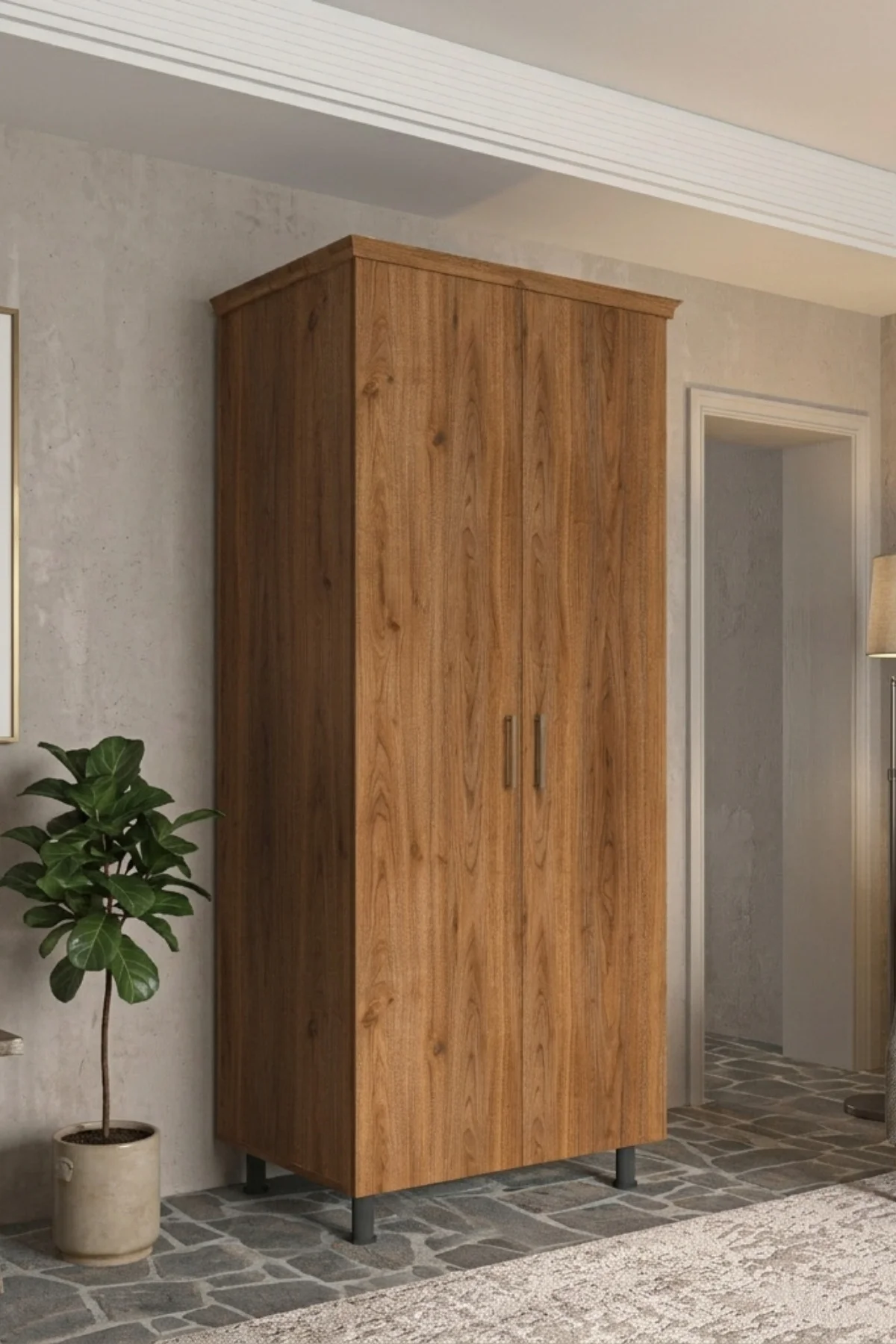 Softwood Masif Çam 2 Kapaklı Gardırop - 200 cm Yükseklik Doğal Ahşap Su Bazlı Vernikli Dolap Softwood Masif Çam 2 Kapaklı Gardırop - 200 cm Yükseklik Doğal Ahşap Su Bazlı Vernikli Dolap Fiyatı, Yorumları ve Özellikleri