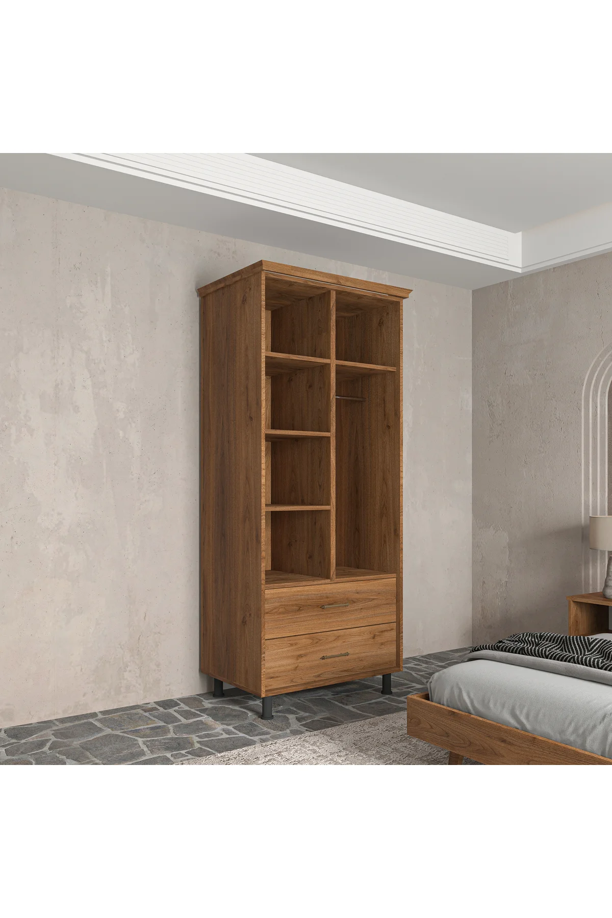 Softwood Masif Çam 2 Kapaklı Gardırop - 200 cm Yükseklik Doğal Ahşap Su Bazlı Vernikli Dolap Softwood Masif Çam 2 Kapaklı Gardırop - 200 cm Yükseklik Doğal Ahşap Su Bazlı Vernikli Dolap Fiyatı, Yorumları ve Özellikleri