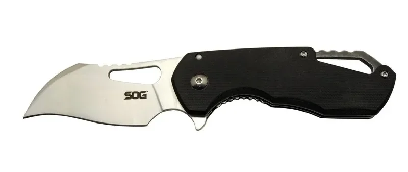 Sog İsonzo 1396bk Siyah Kamp Çakı 18cm - Yarı Otomatik, Kemerlikl
