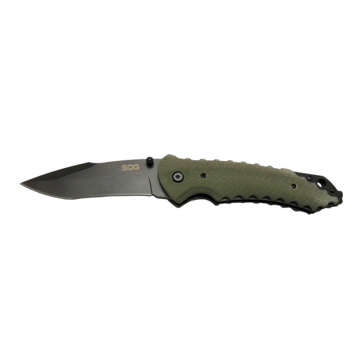 Sog Kiku Çakı Haki 22 cm Deri Kılıf , Kemerlikli TdrTR