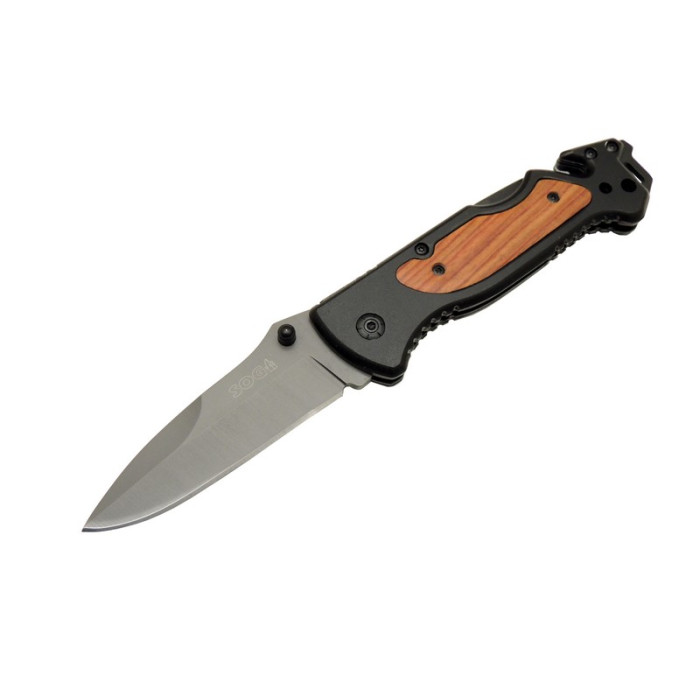 Sog Kurtarma Çakısı 20 Cm Siyah , Kemerlikli TdrTR