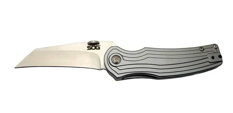 Sog Pinkerton 0689 Gri Kamp Çakı 18cm - Yarı Otomatik, Kemerlikli