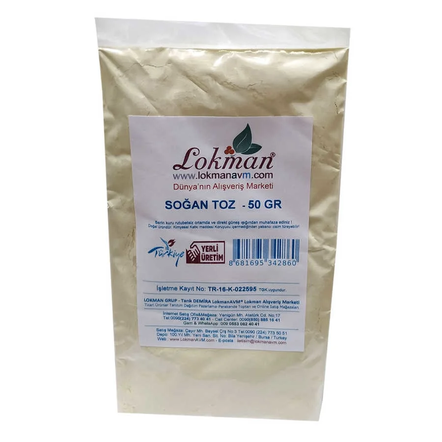 Soğan Tozu 50 Gr - Yemeklerin Lezzet Bombası! Soğan Tozu 50 Gr - Yemeklerin Lezzet Bombası!