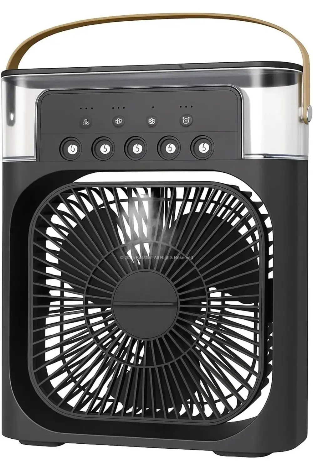 Soğuk Buharlı Masaüstü Sulu Mini Hava Soğutucu Fan Su Hazneli Taş